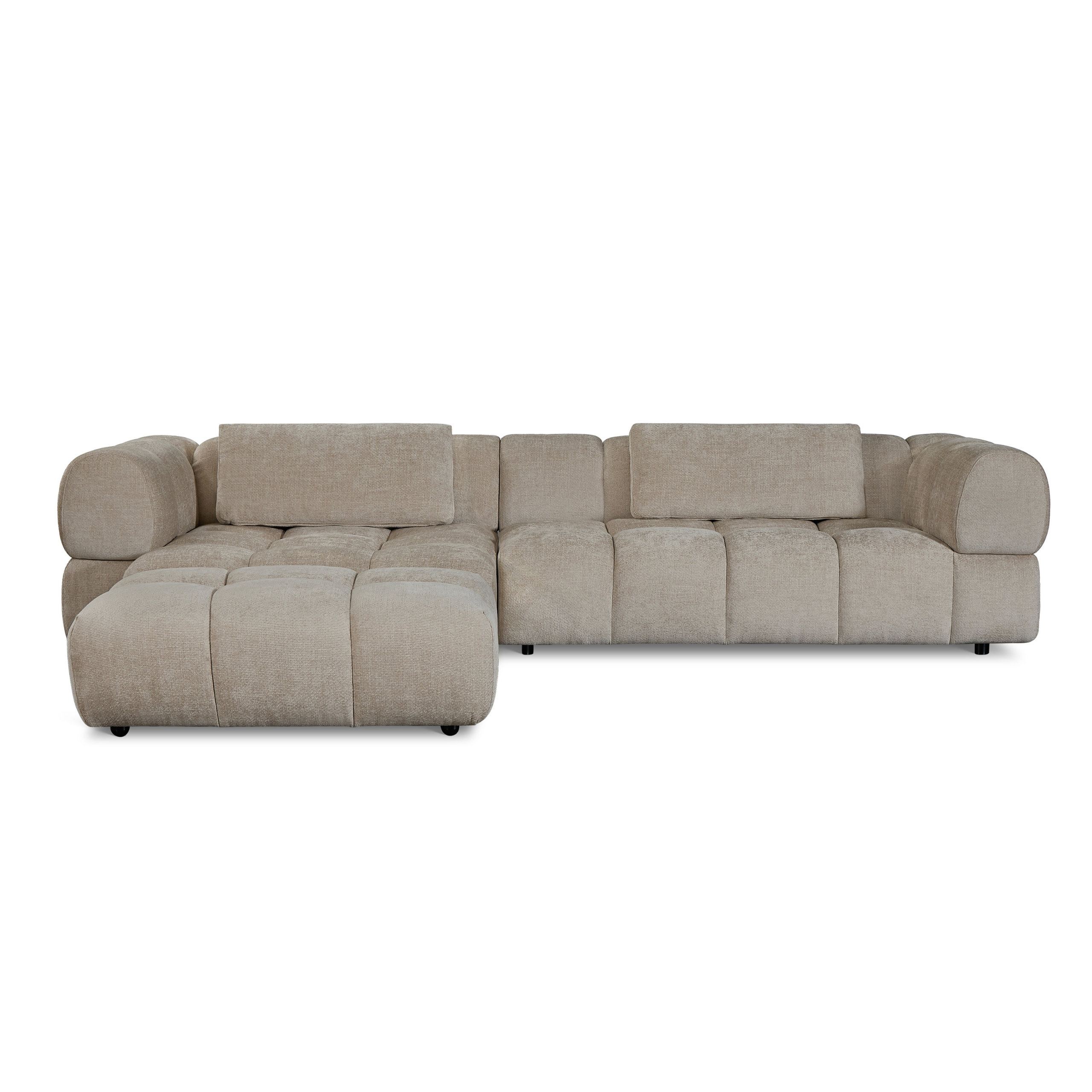 Hoekbank Sofia – Beige Links