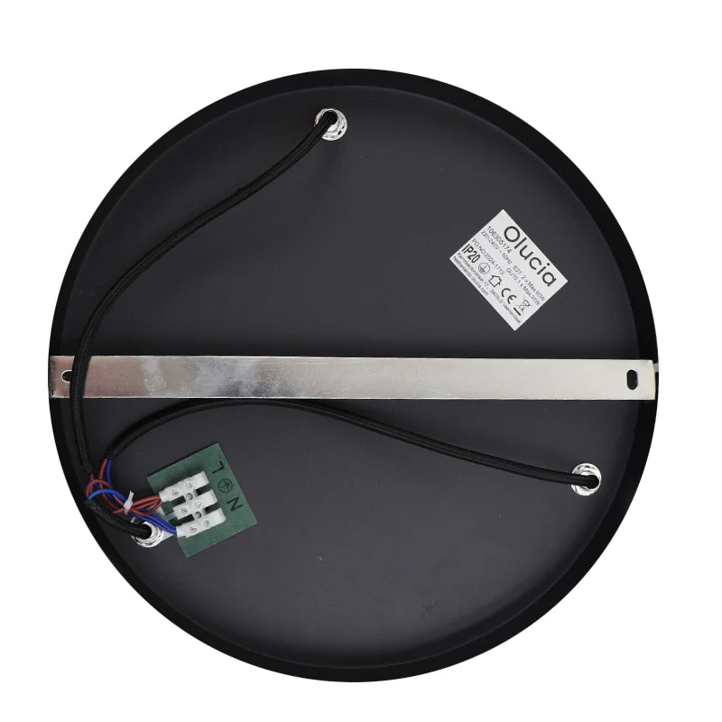 Luca - Hanglamp - Zwart / Grijs - 3L