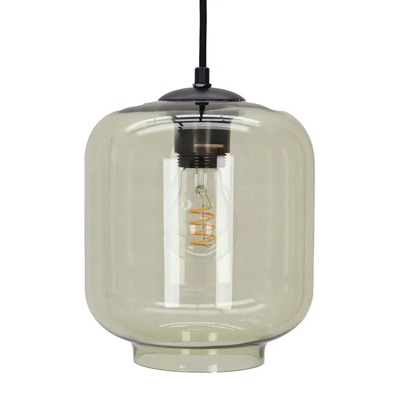 Lora - Hanglamp - Groen / Zwart - 5L