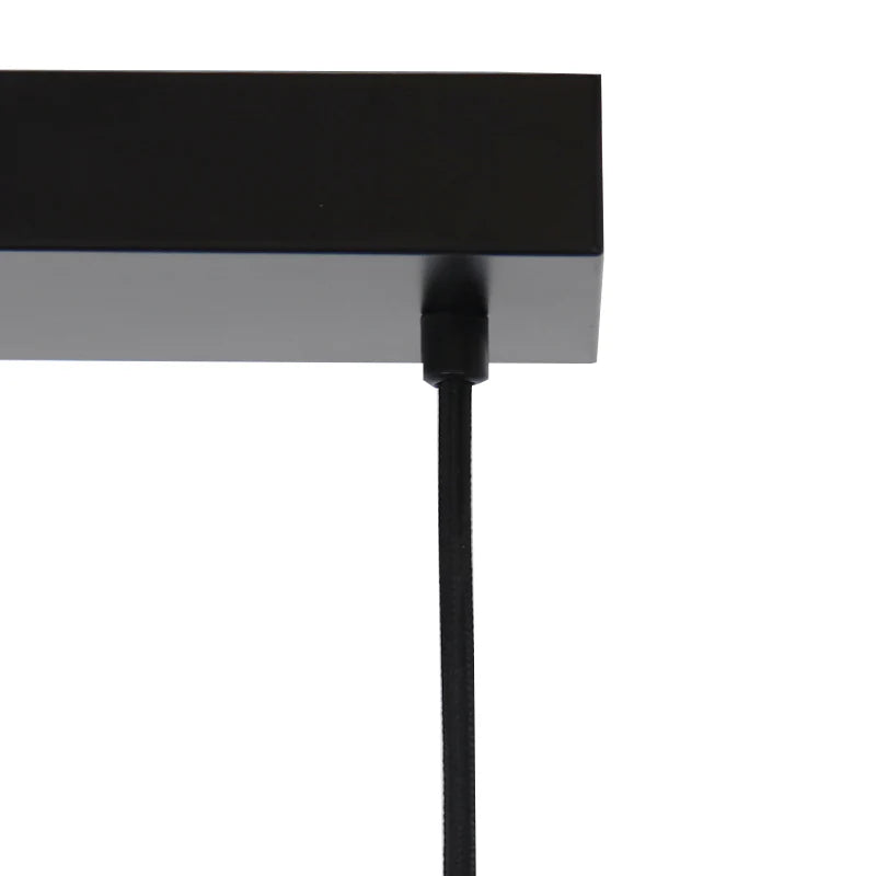 Roma - Hanglamp - Amber / Zwart - 7L