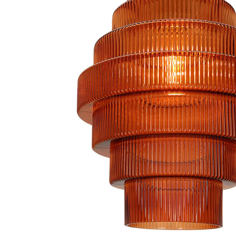 Dora - Hanglamp - Bruin / Messing