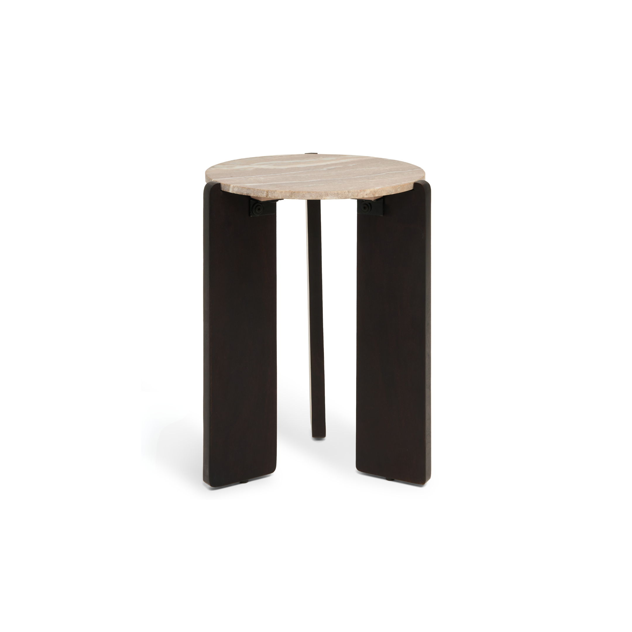 Bijzettafel Lila - Donkerbruin