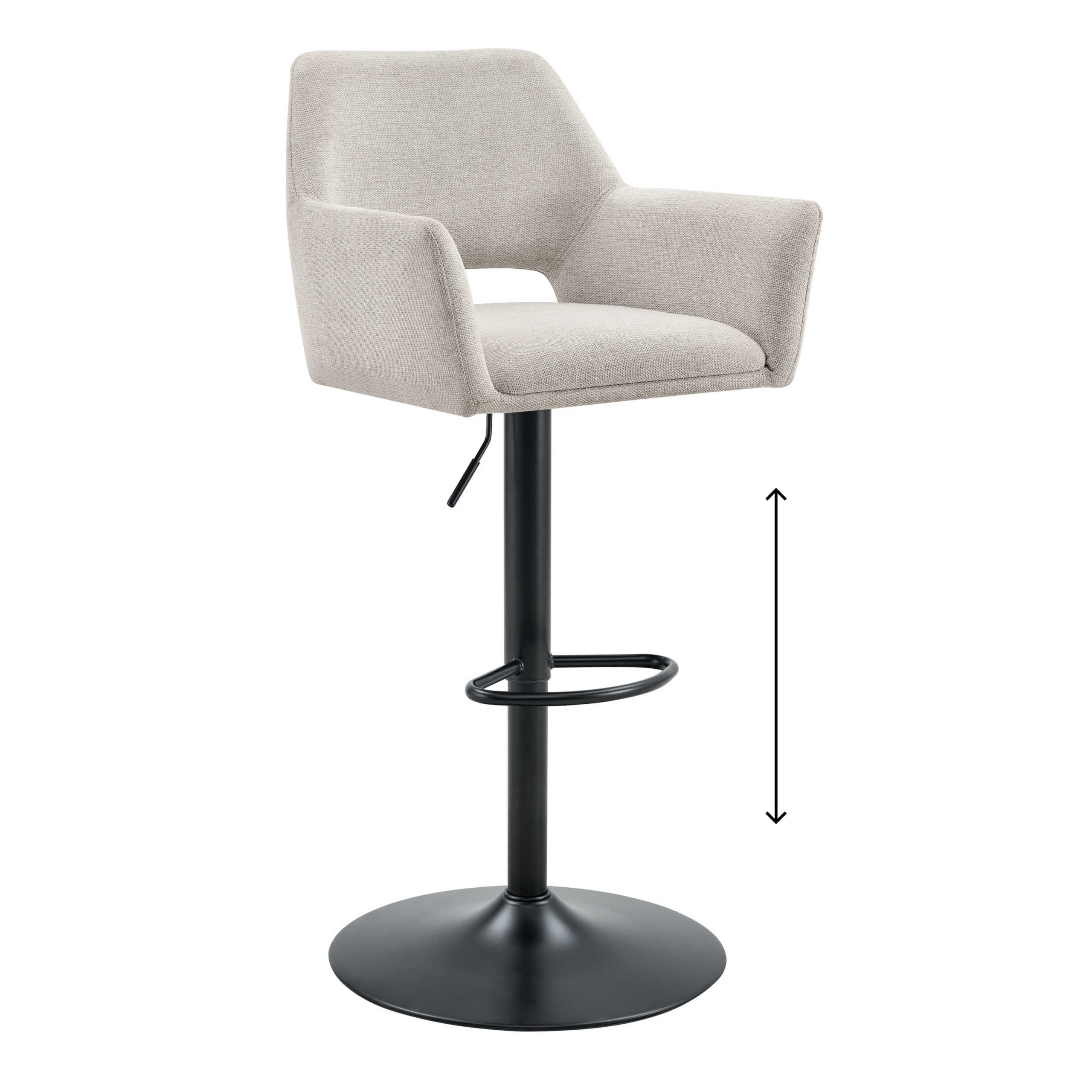 Barkruk Tess – Linnen Beige