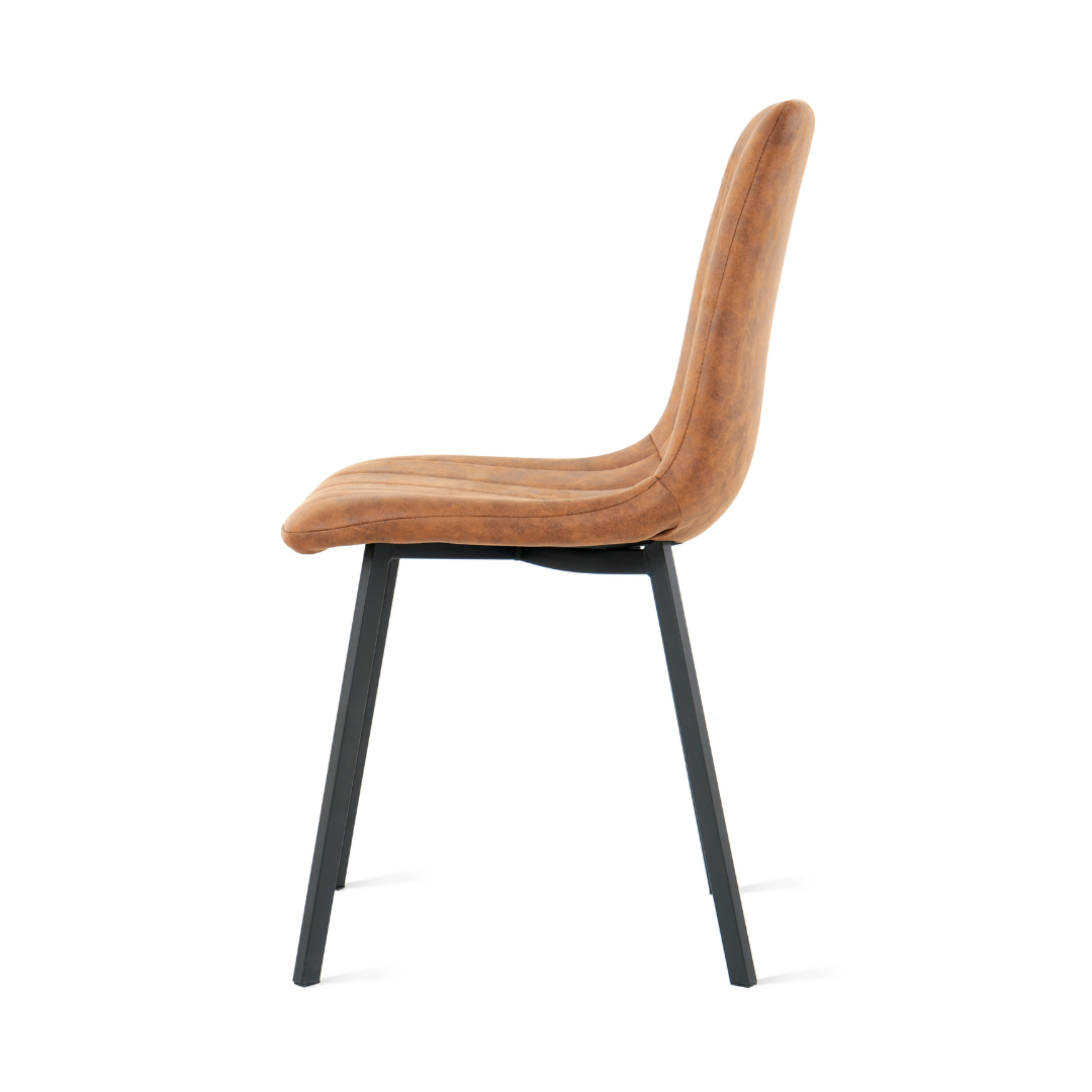 Eetkamerstoel Minsk - Microleder Cognac