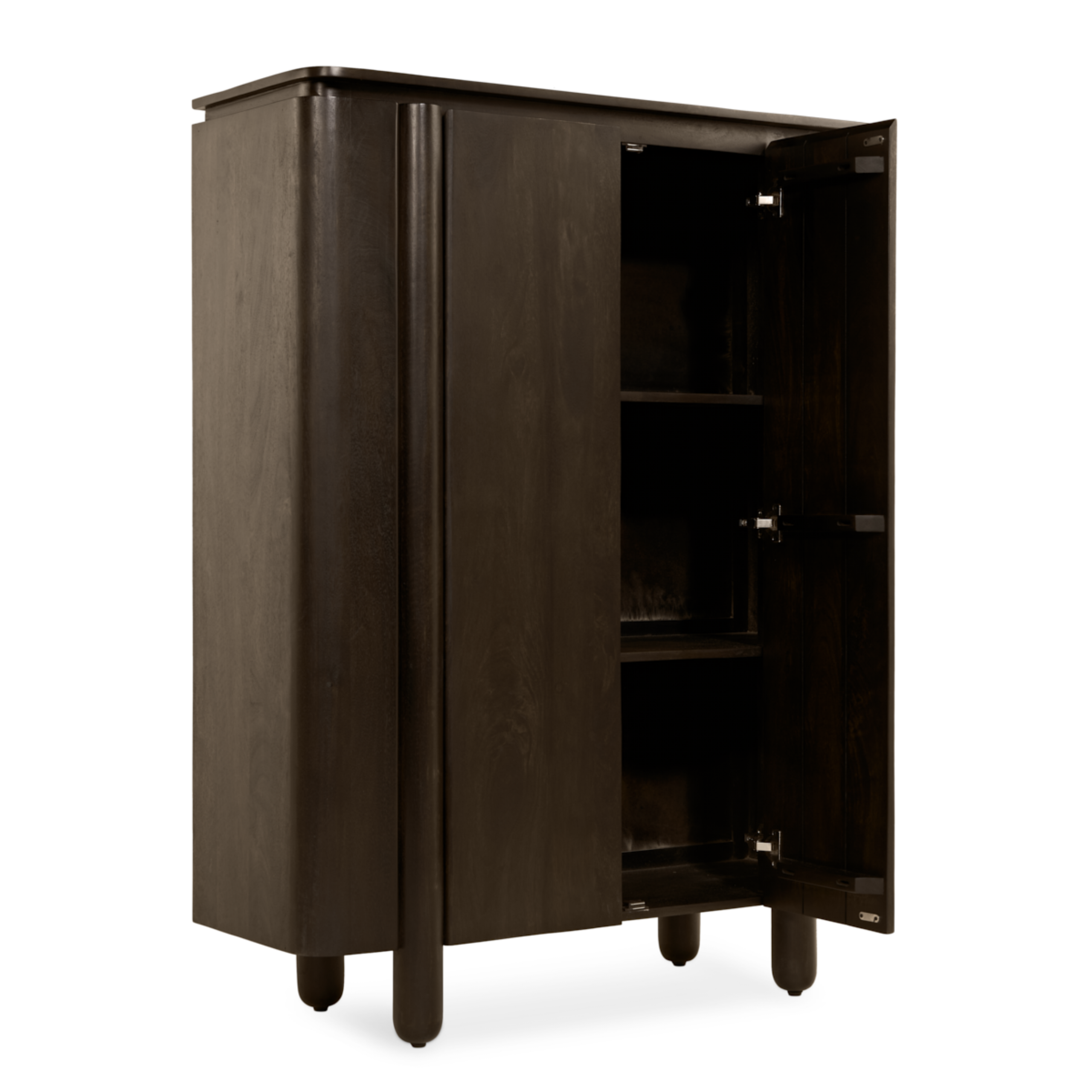 Wandkast Rondo – 150cm Donkerbruin