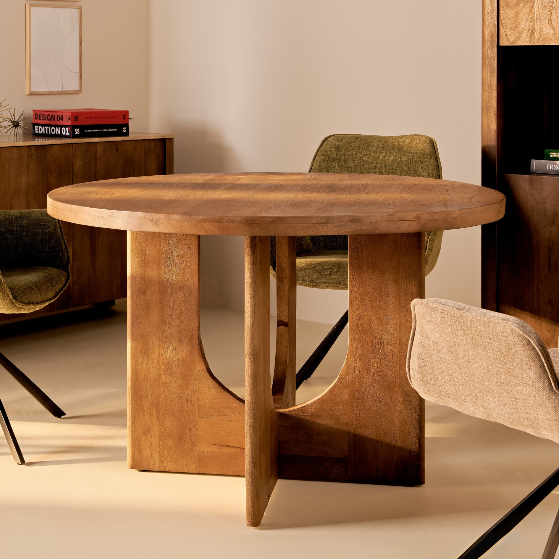 Eettafel Nova – Bruin Ø150cm