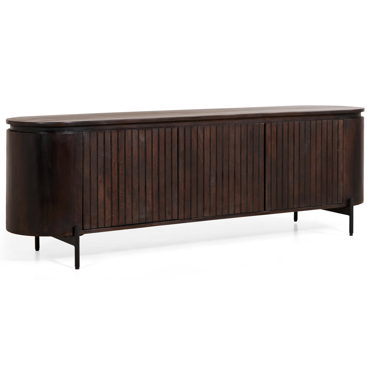Japandi Tv-Meubel - Bruin - 175cm
