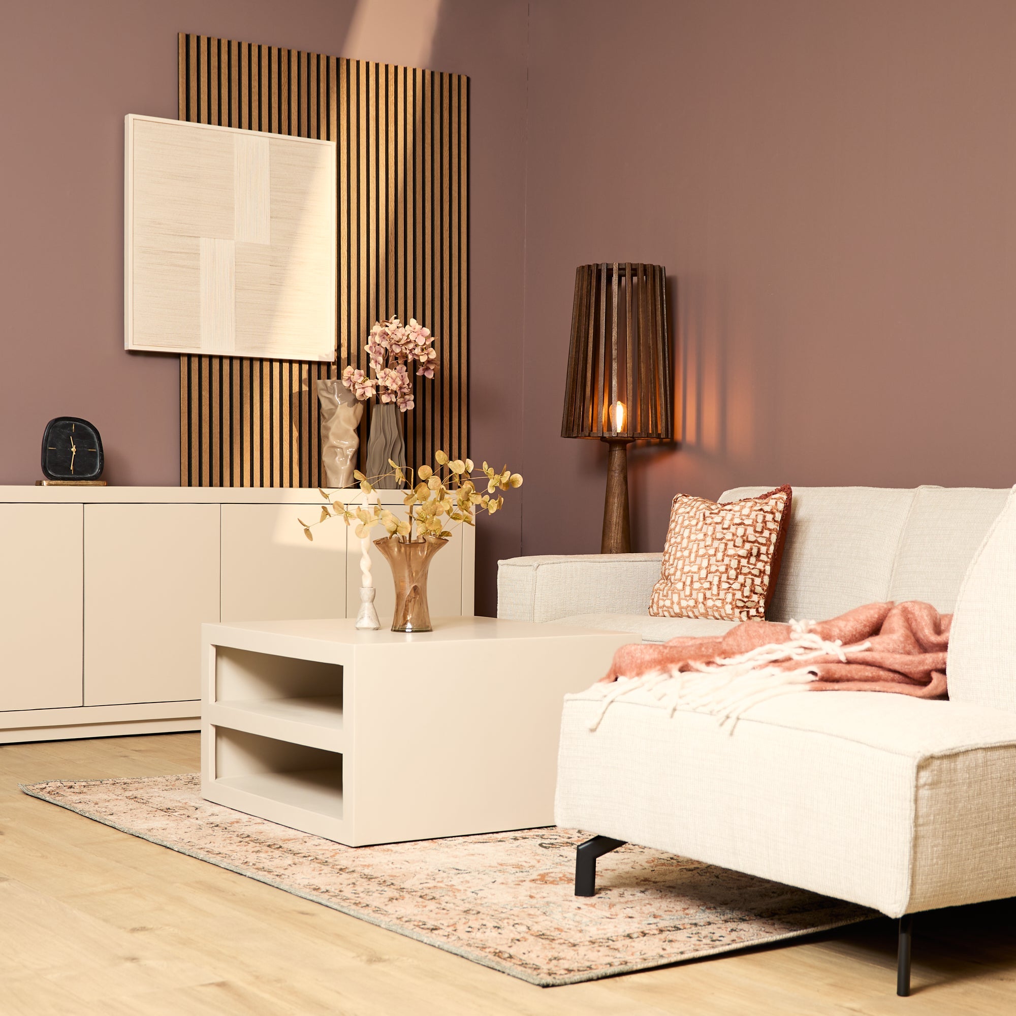 Dressoir Brussel Sand 200cm | 4 deurs