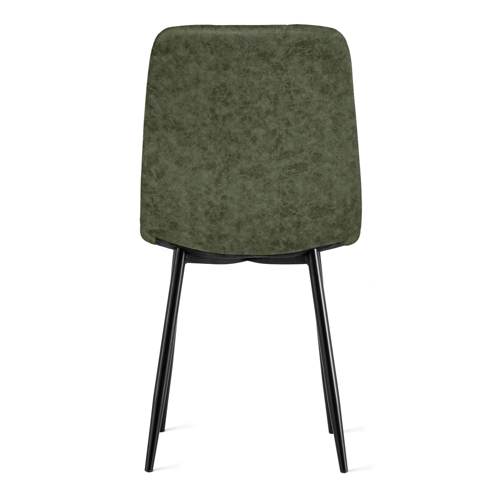 Eetkamerstoel Zoë - Microleder Groen