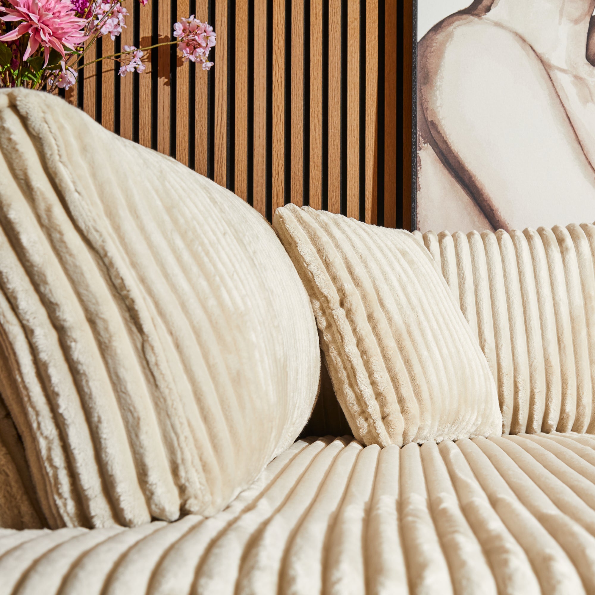 MijnSofa Teddy | 2,5-zits + Divan Rechts | Beige