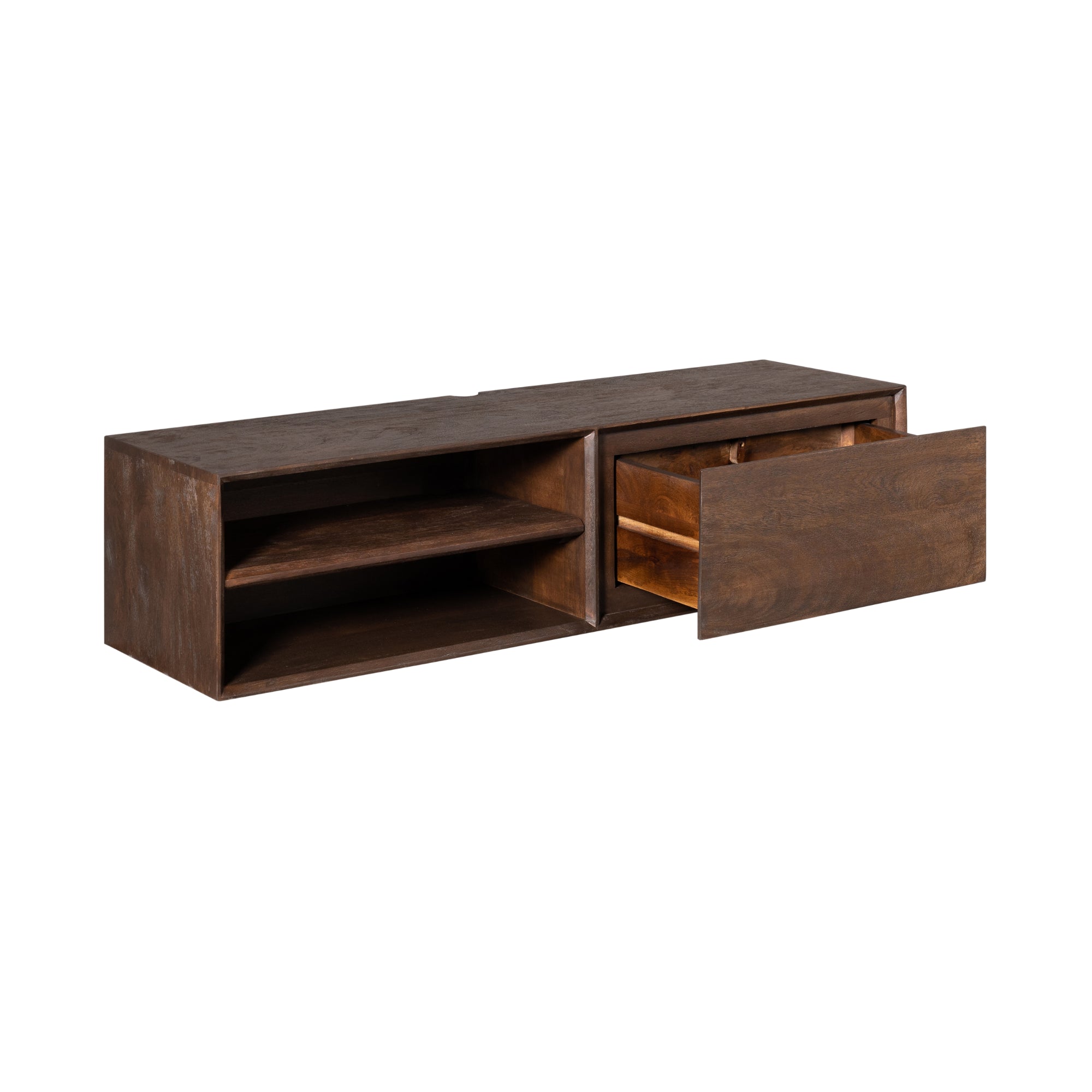 Zwevend tv meubel Ambiance Bruin | 120 cm