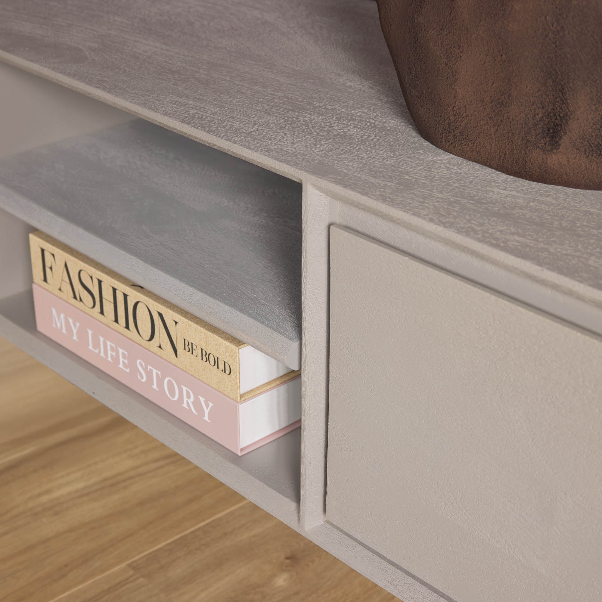 Zwevend tv-meubel Ambiance taupe | 280 cm