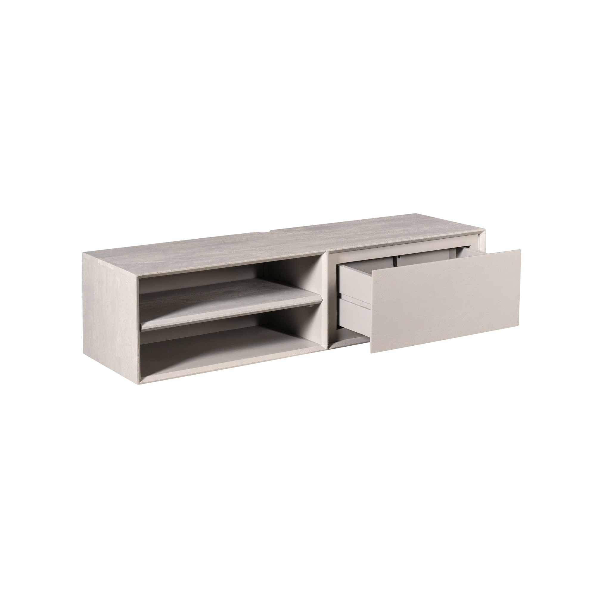 Zwevend tv-meubel Ambiance Taupe | 120 cm