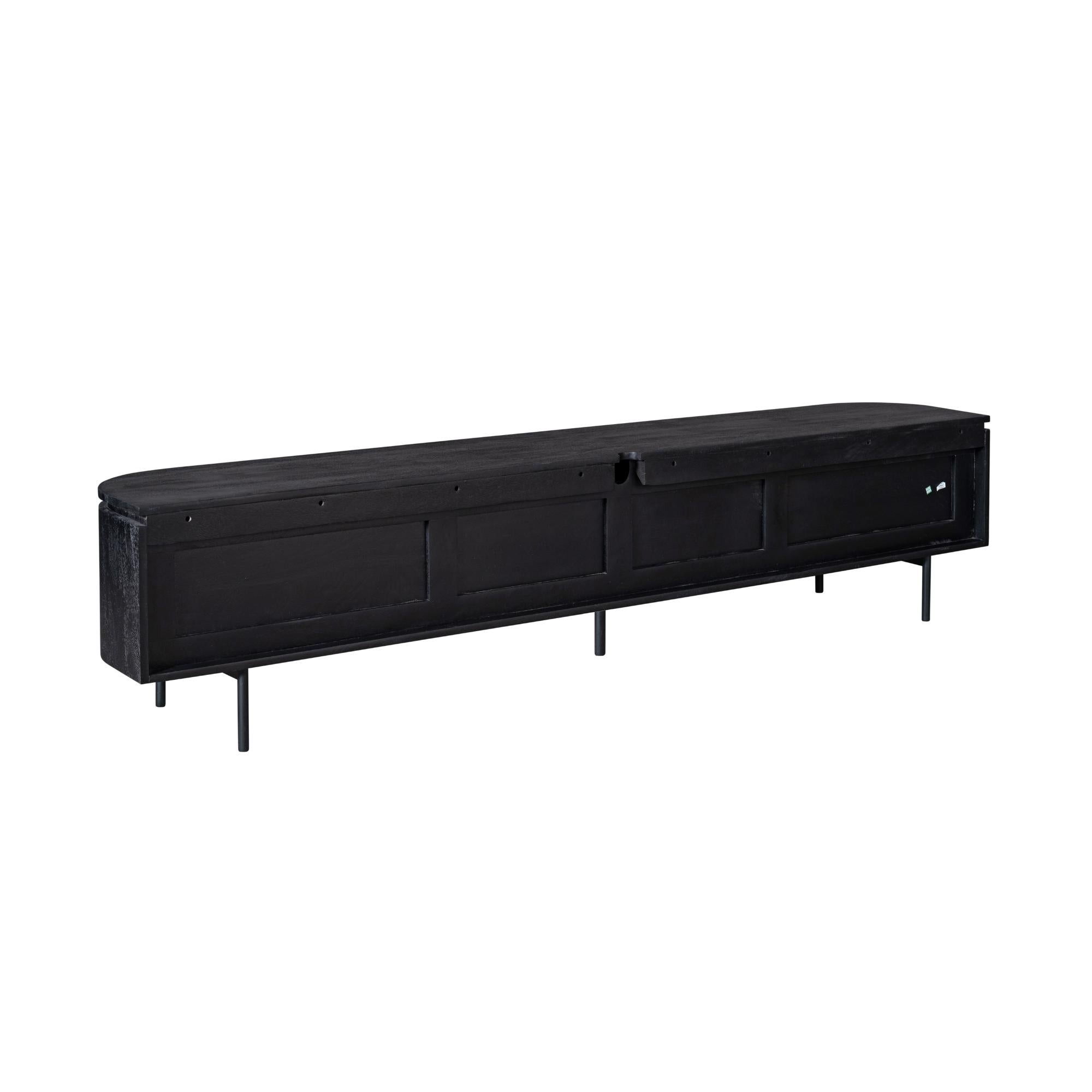 Tv-meubel Excellent Zwart | 240 cm
