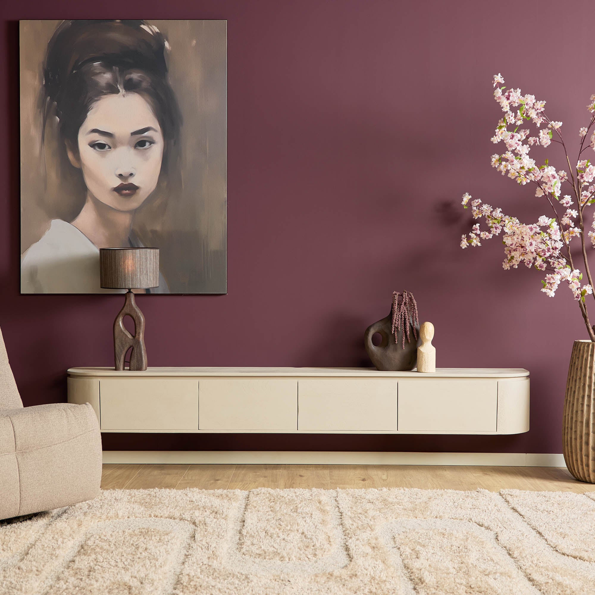 Tv-meubel Excellent Zand | 240 cm