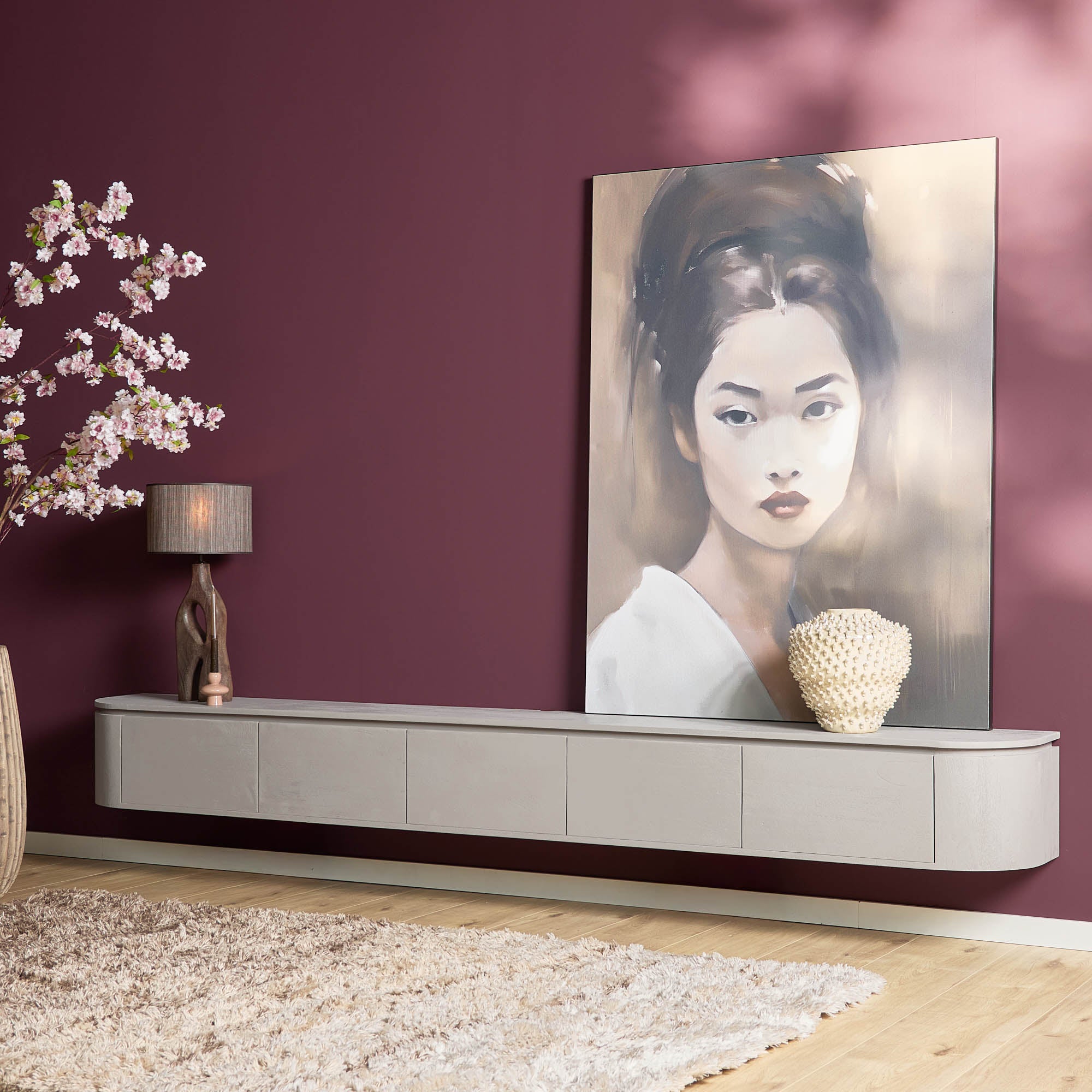Tv-meubel Excellent Taupe | 280 cm