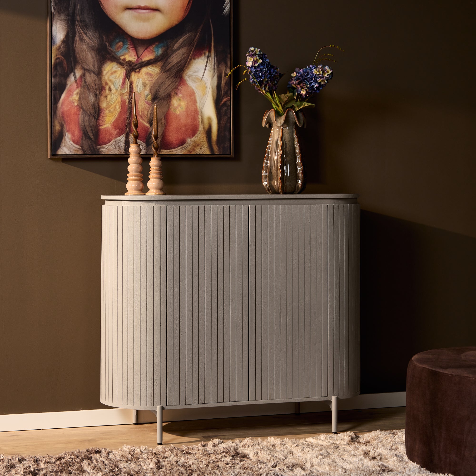 Kast Solana | 100 cm | Taupe
