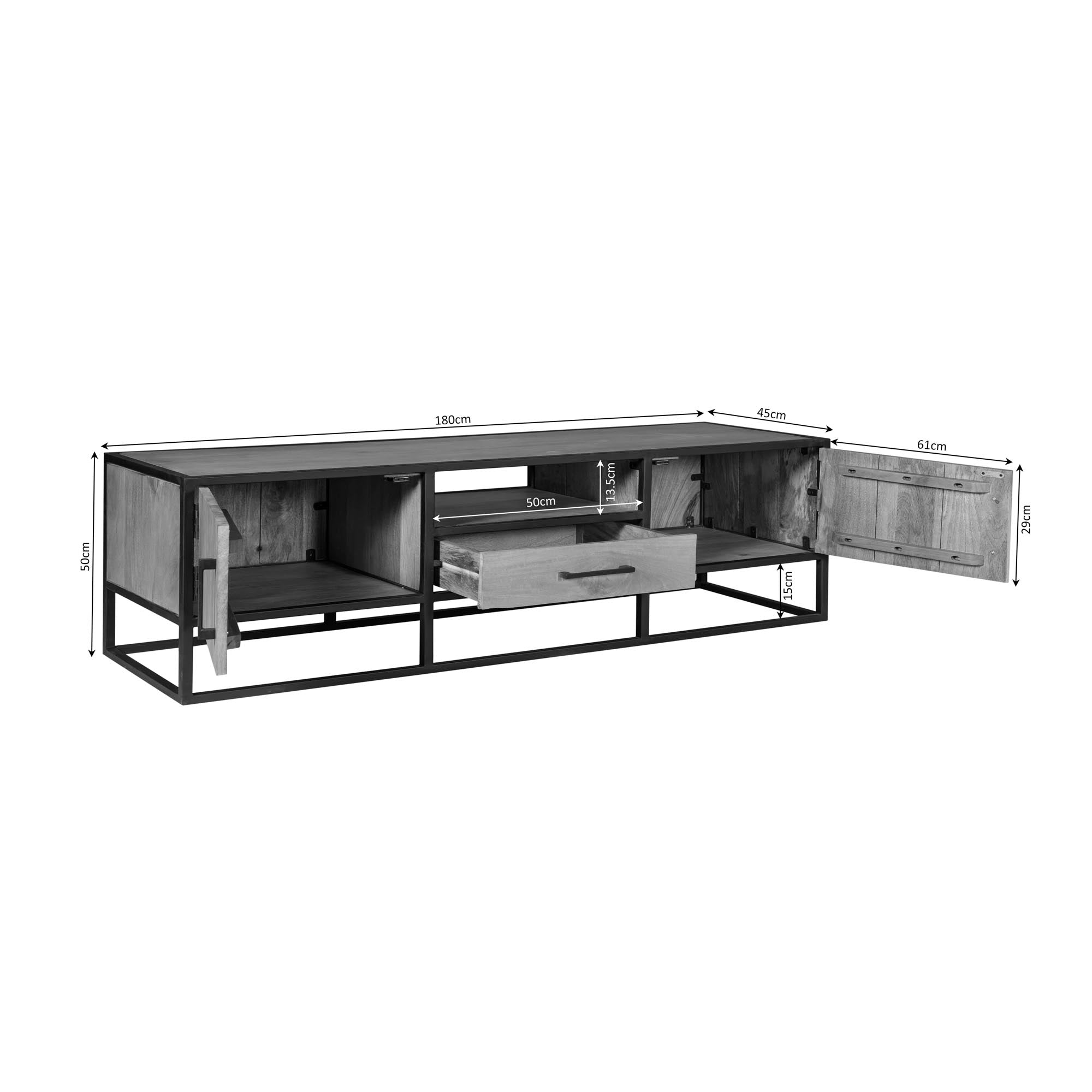 Tv meubel Dakota | 180 cm