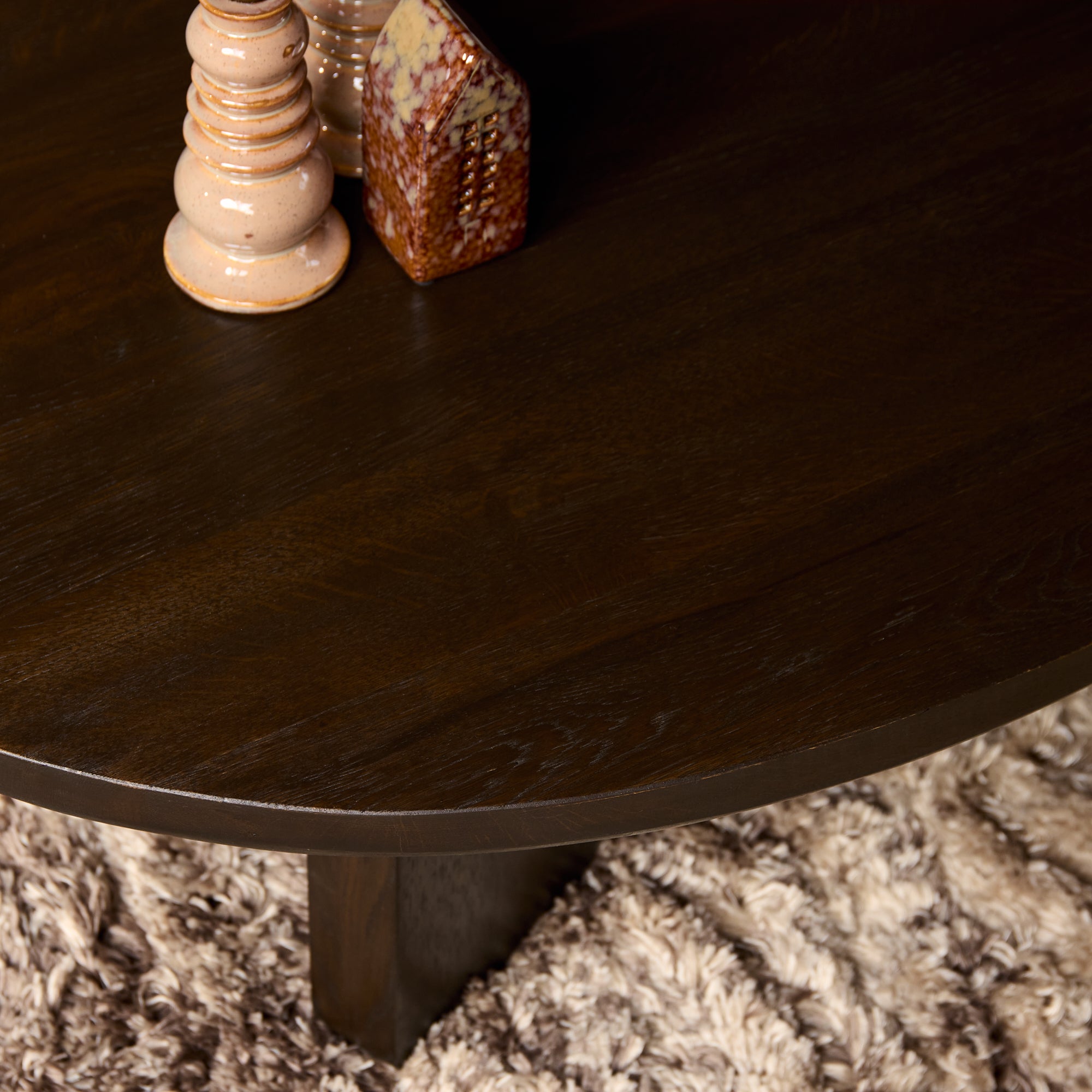 Salontafel Zillah | 130 cm | Eiken Bruin