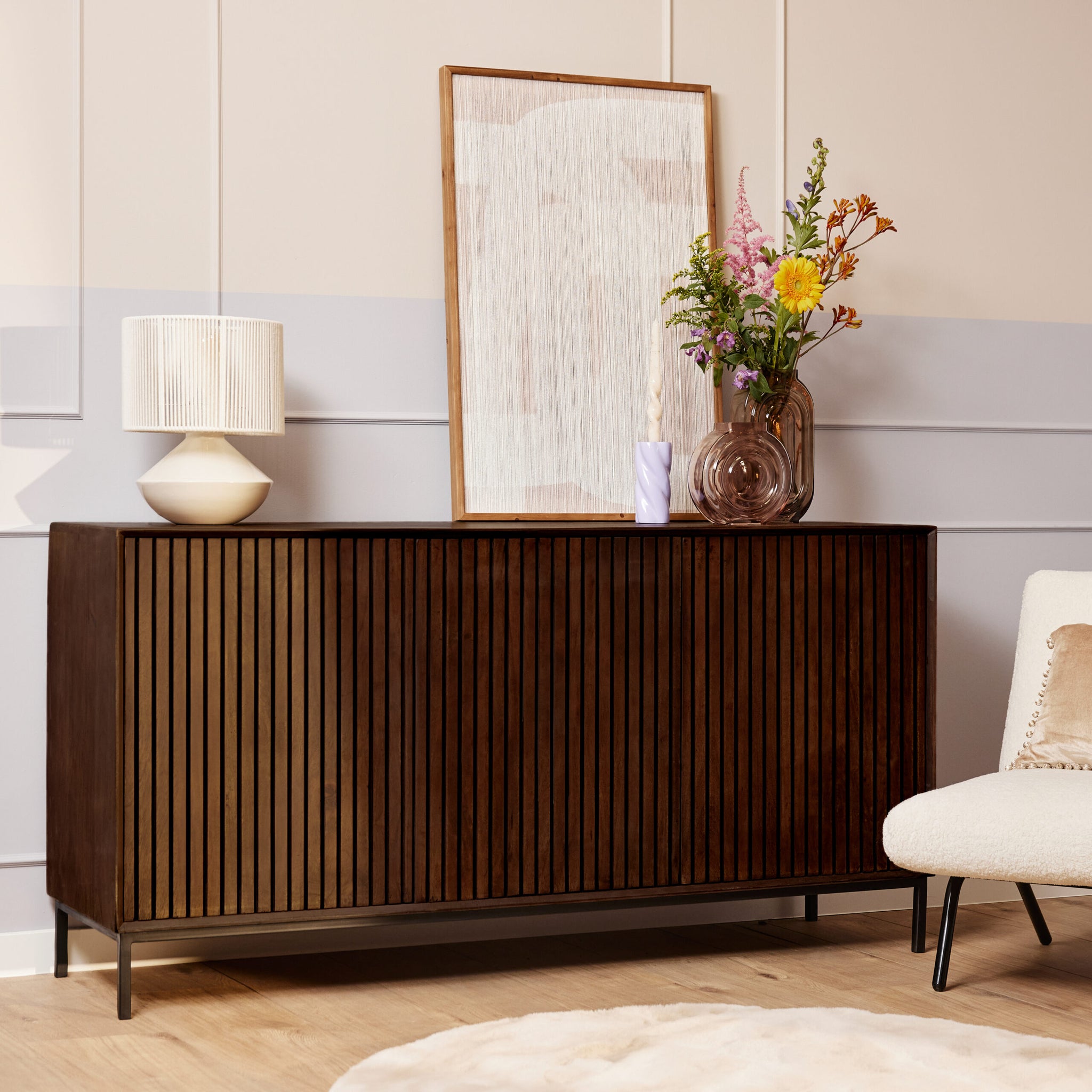 Dressoir Madison Bruin | 165 cm