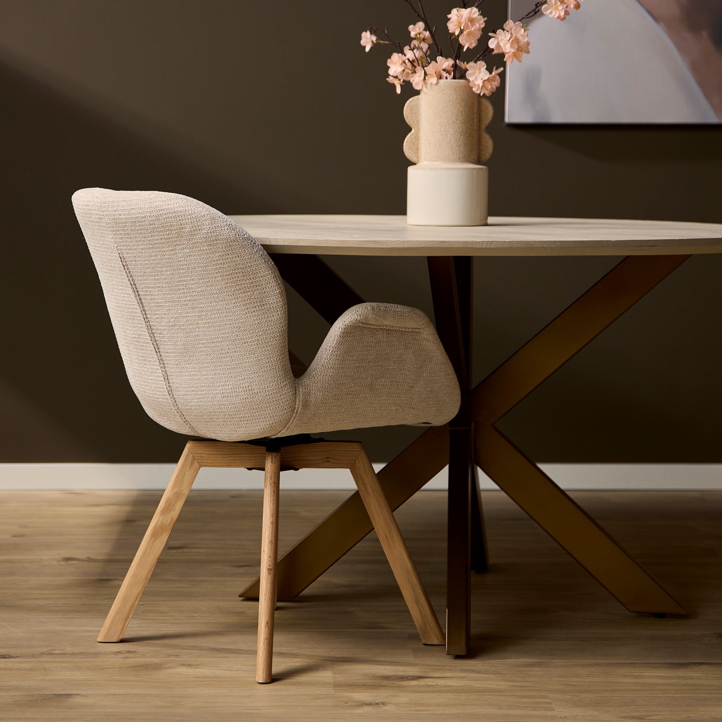Eetkamerstoel Jesse | Beige