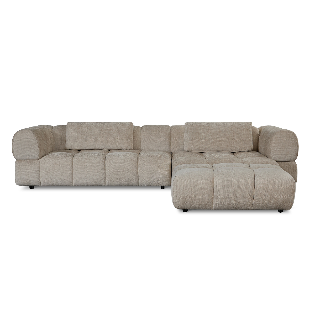 Hoekbank Sofia – Beige Rechts