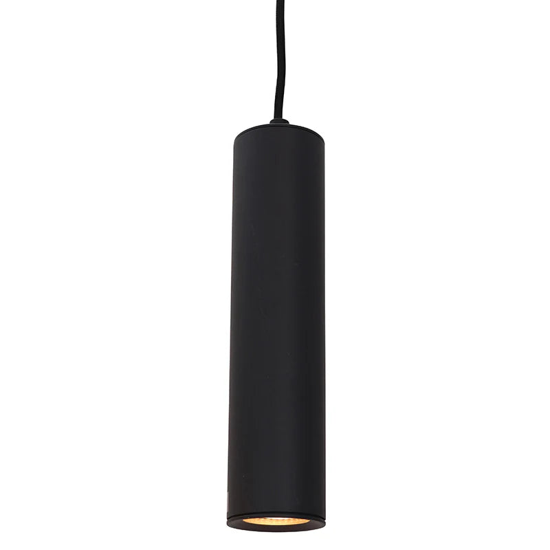 Luca - Hanglamp - Zwart / Grijs - 3L