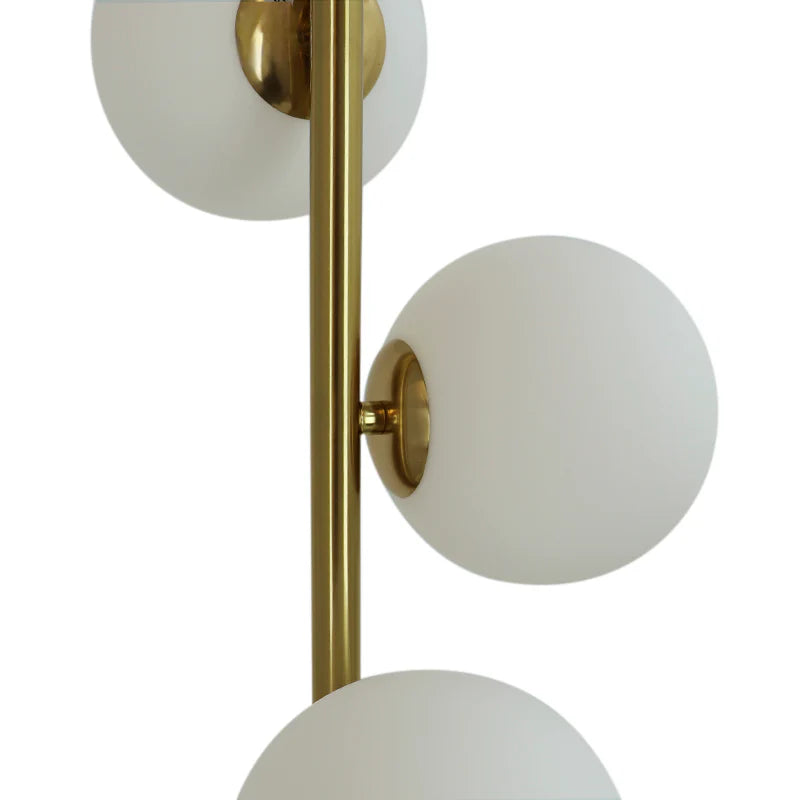 Boris - Vloerlamp - Wit / Messing