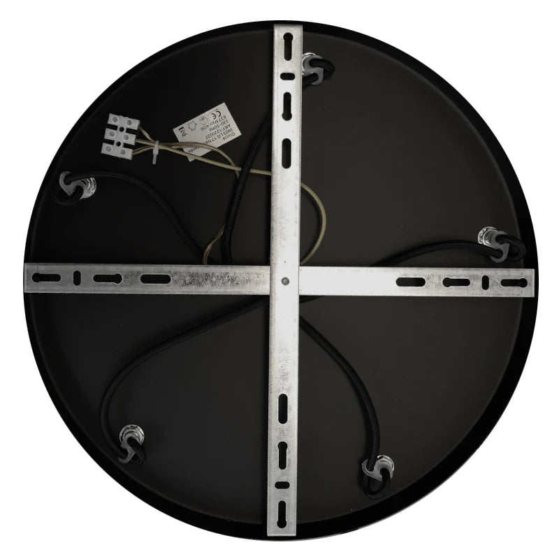 Lora - Hanglamp - Multikleur / Zwart - 5L
