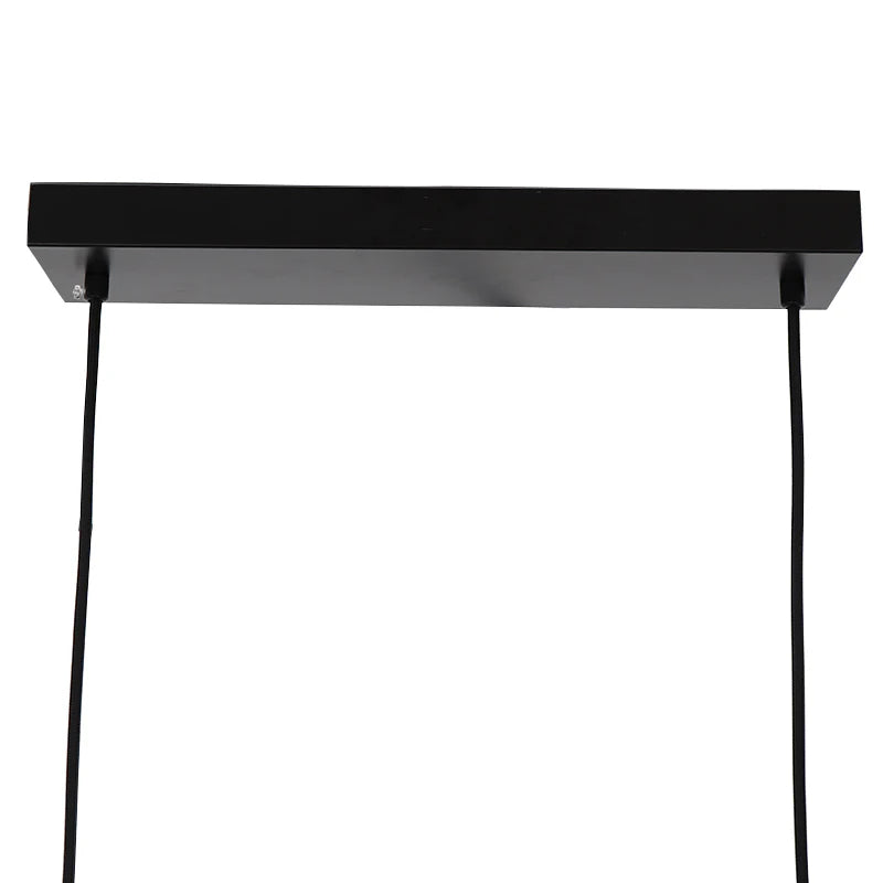 Roma - Hanglamp - Amber / Zwart - 7L