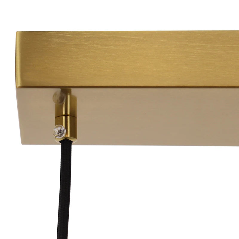 Roma - Hanglamp - Transparant / Messing - 7L