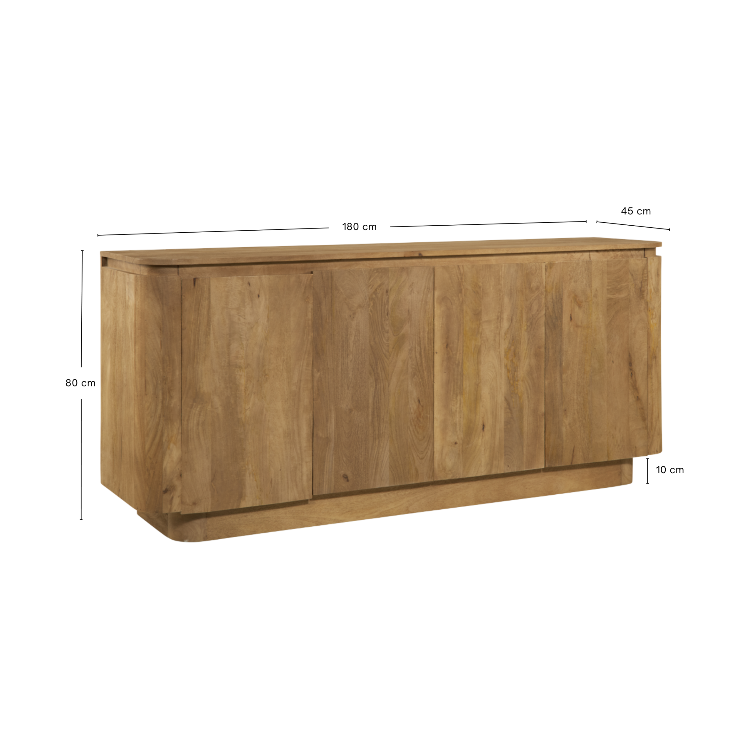 Dressoir Bora – 180cm Naturel