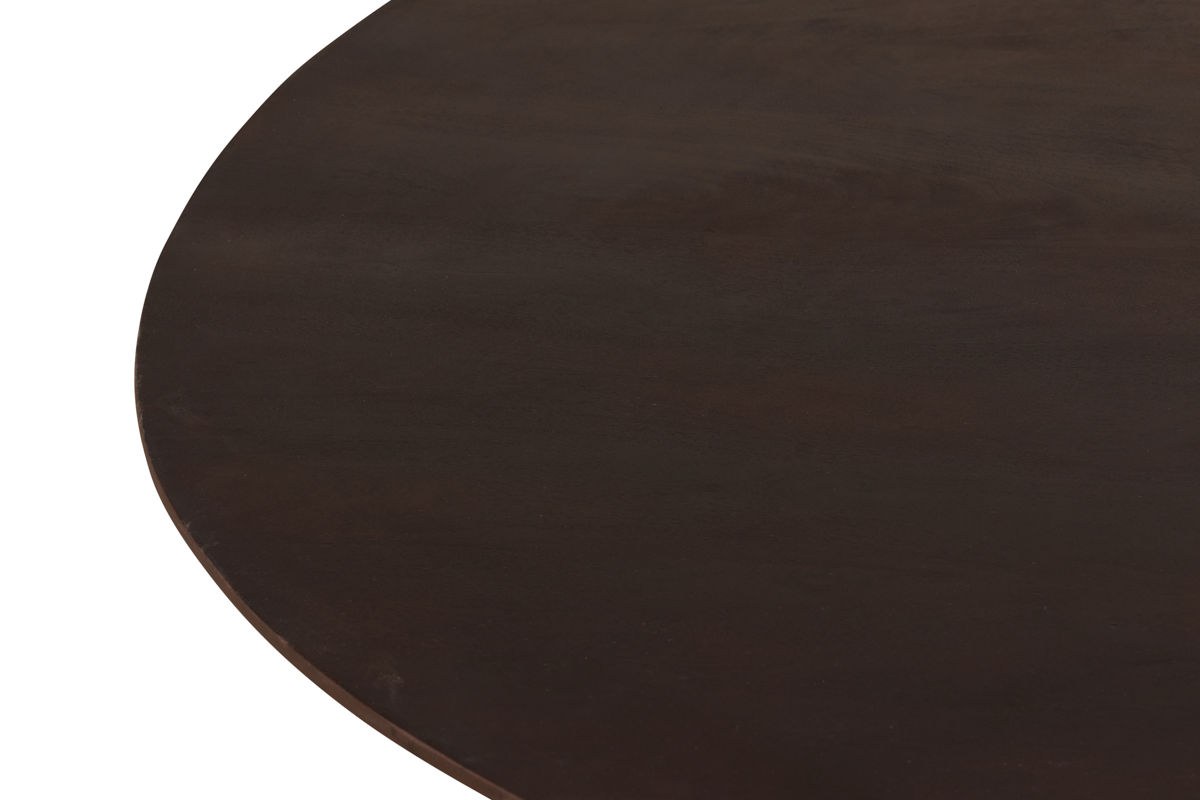 Japandi Eettafel Rond - Bruin - Ø150cm