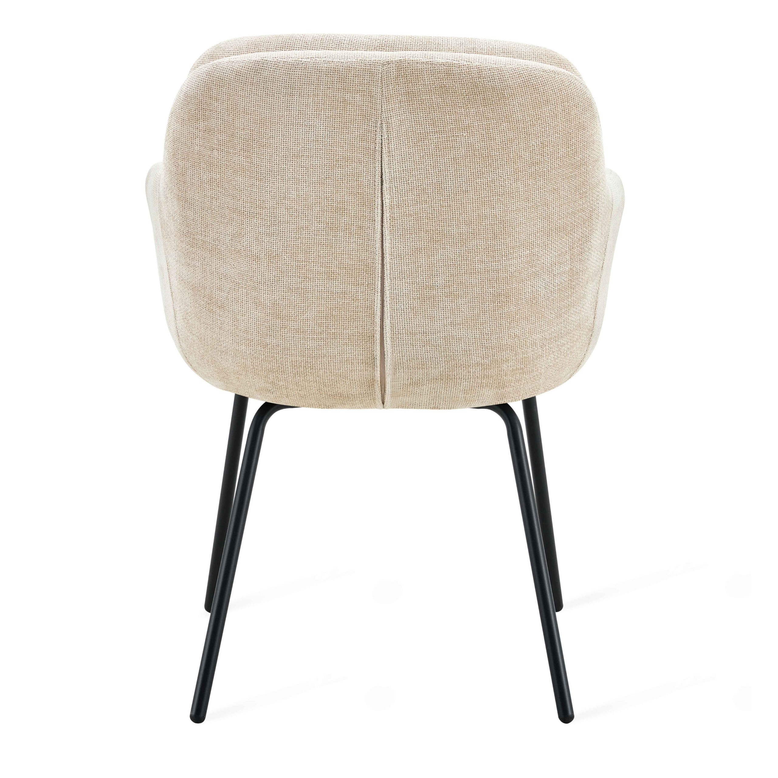 Eetkamerstoel Livia – Naturel Taupe