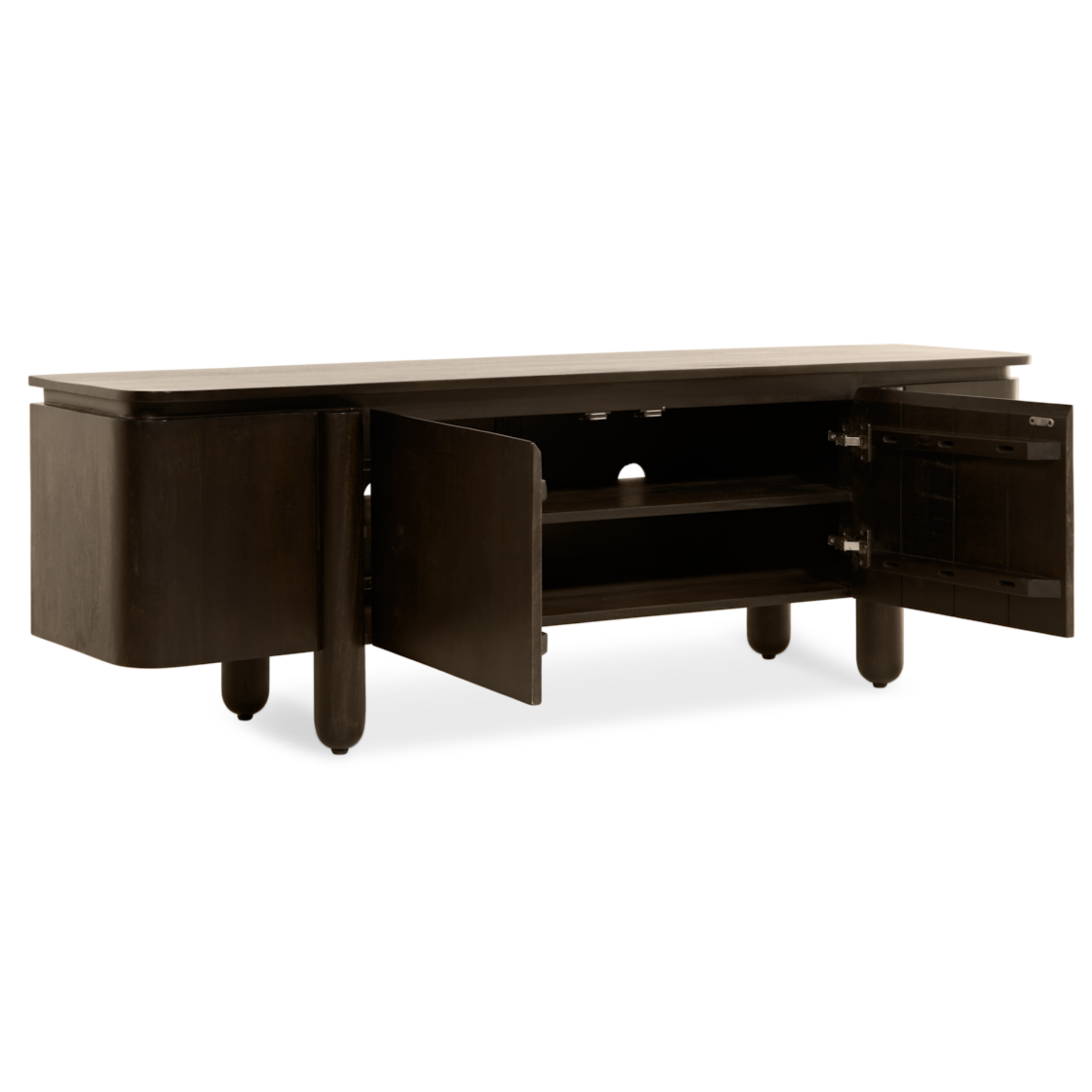 TV-Meubel Rondo – 175cm Donkerbruin