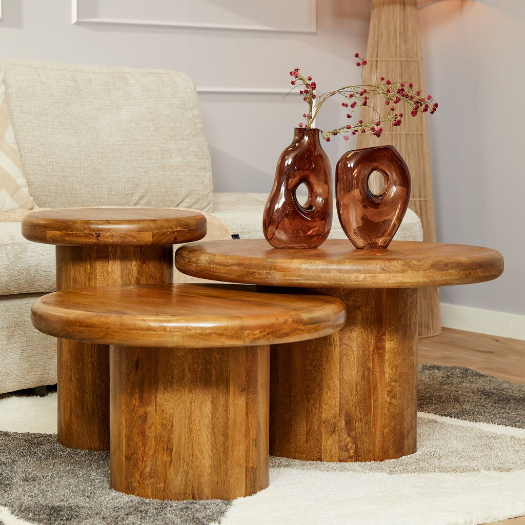 Salontafel Maya | set van 3 - Dbmeubels
