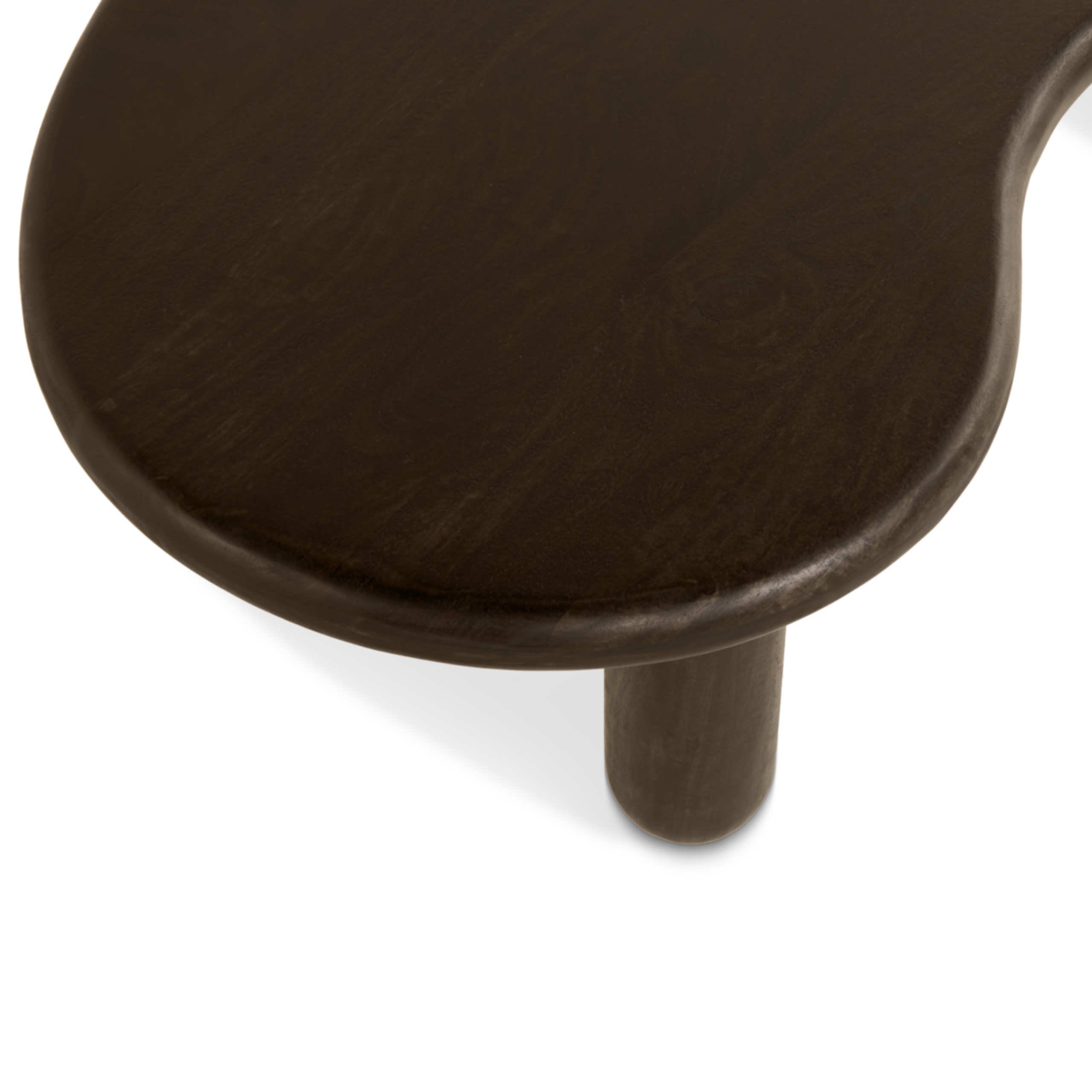 Salontafel Rondo – 110cm Donkerbruin