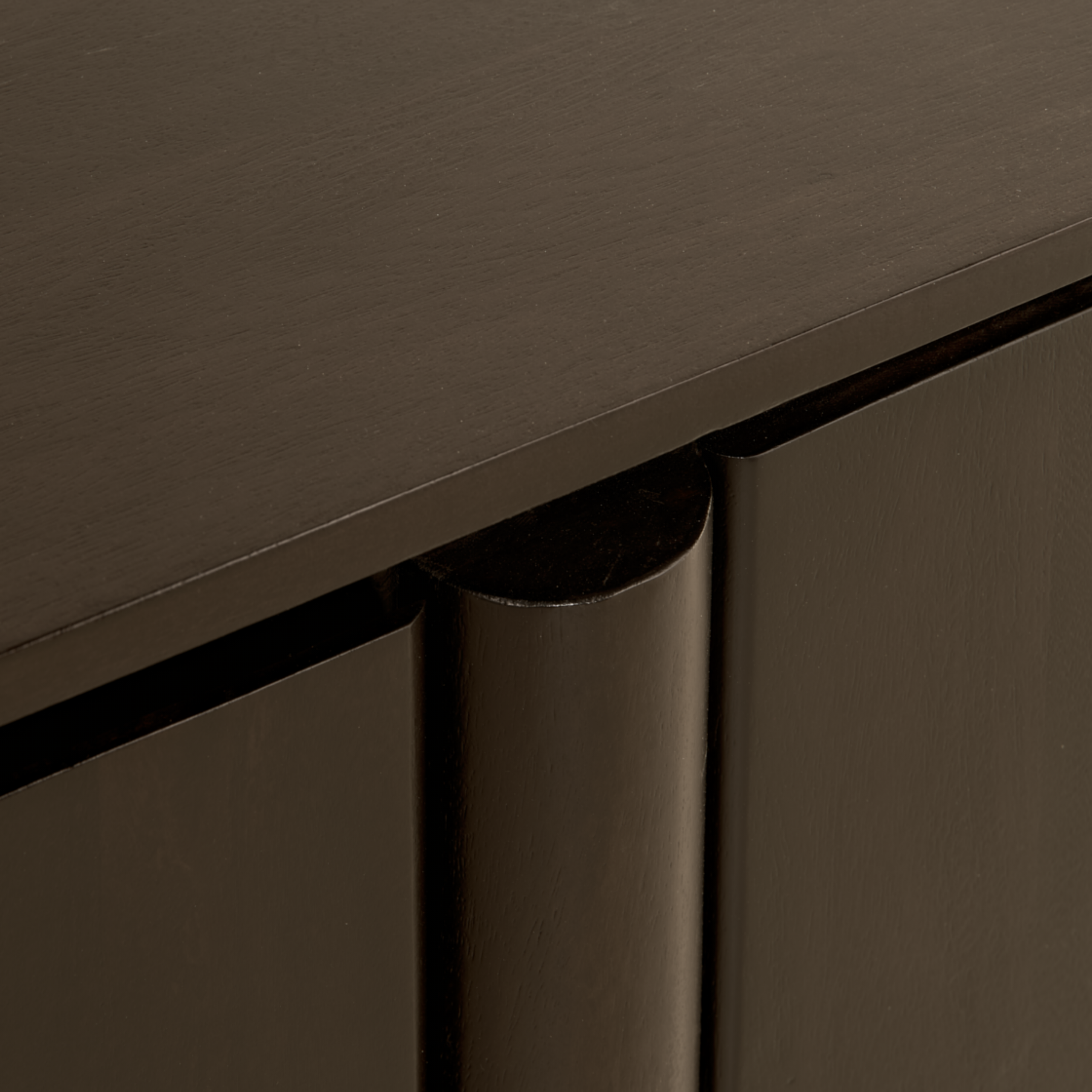 Wandkast Rondo – 150cm Donkerbruin