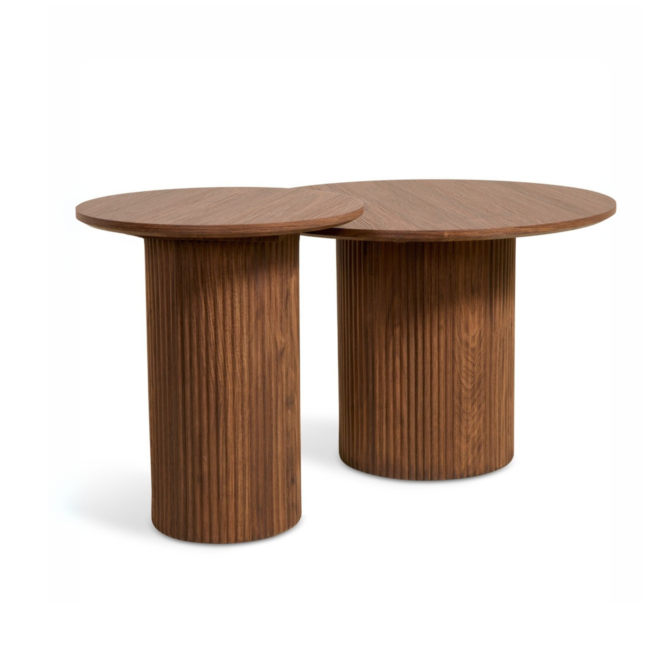 Nora Bijzettafel - Ø40cm Walnoot