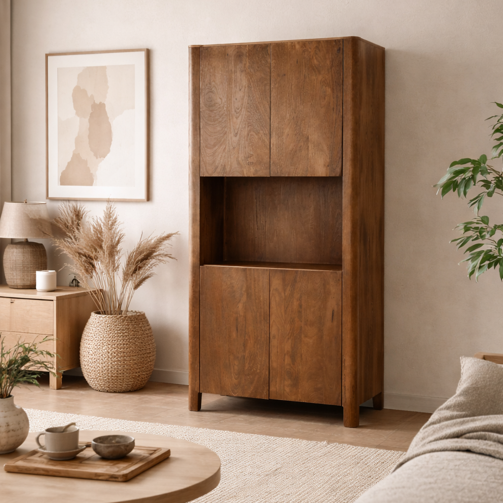 Wandkast Nova – Bruin - Marmer 180cm