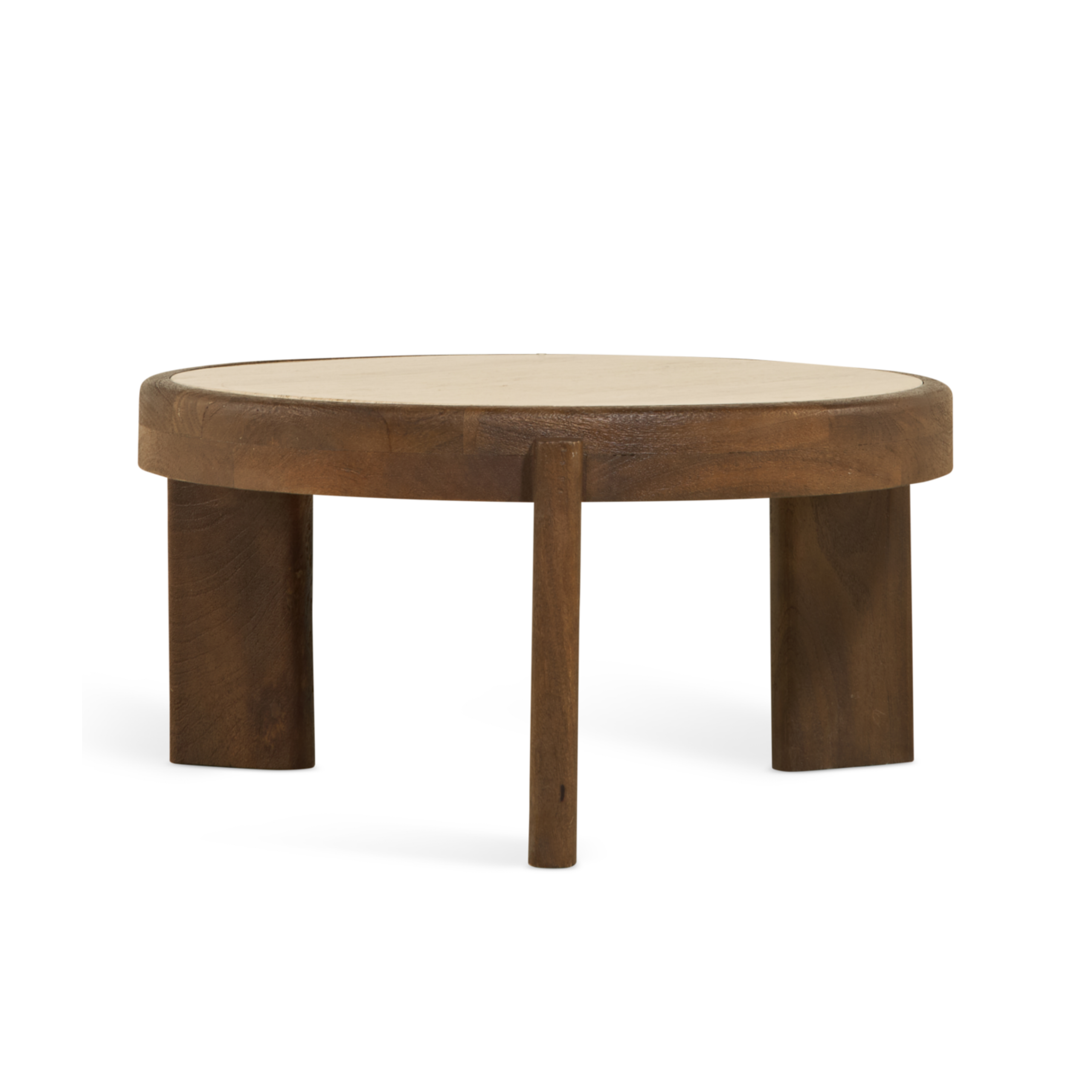 Salontafel Bora – Ø75cm Bruin
