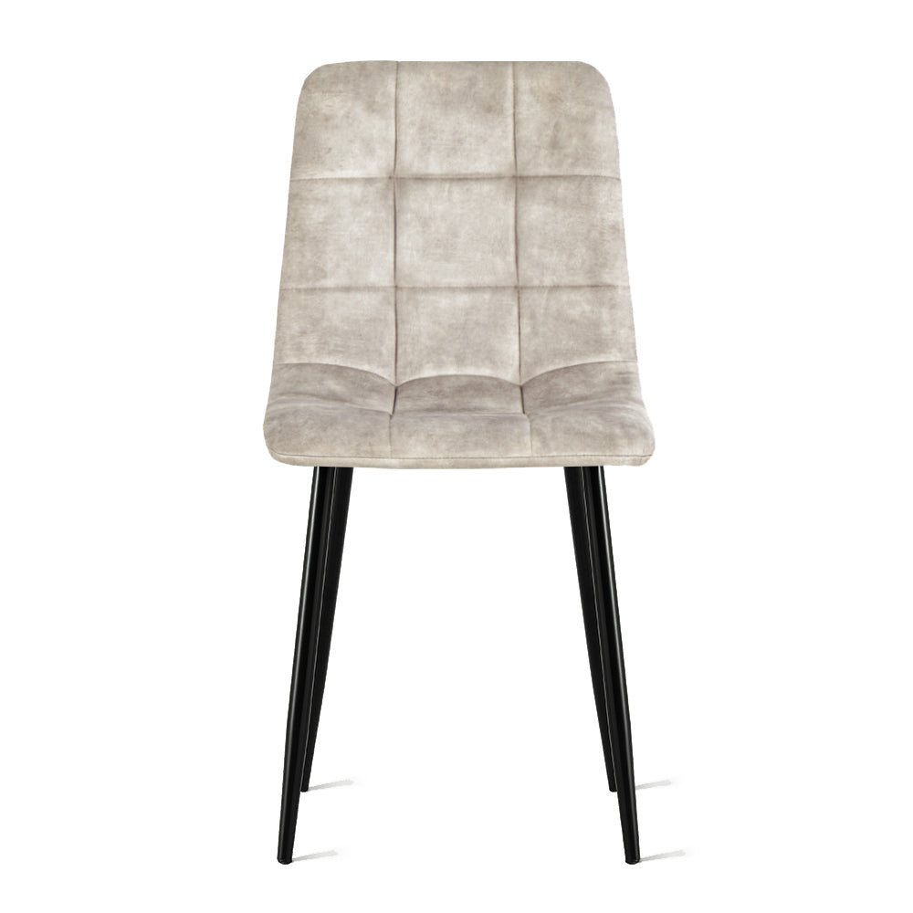 Eetkamerstoel Zoë - Velvet Taupe