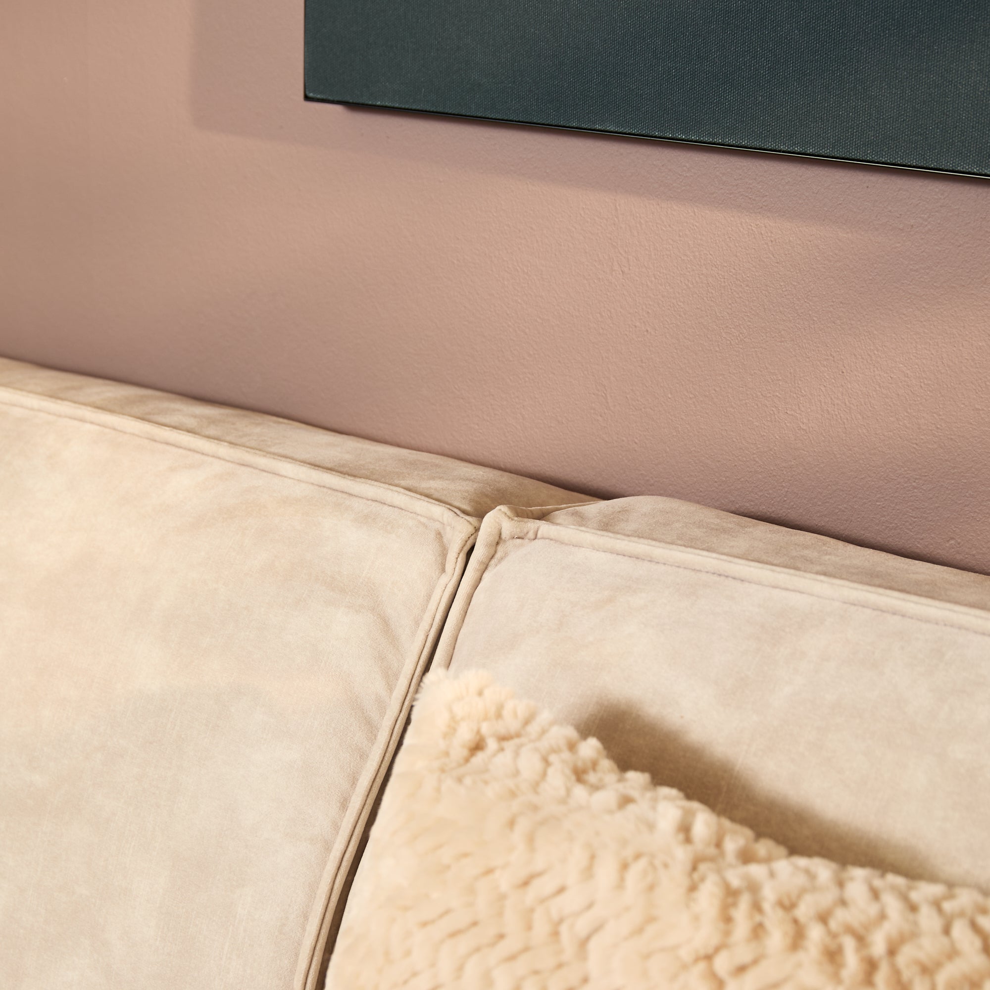 MijnSofa Floris | Divan Links + 2,5 zits | Velvet Beige