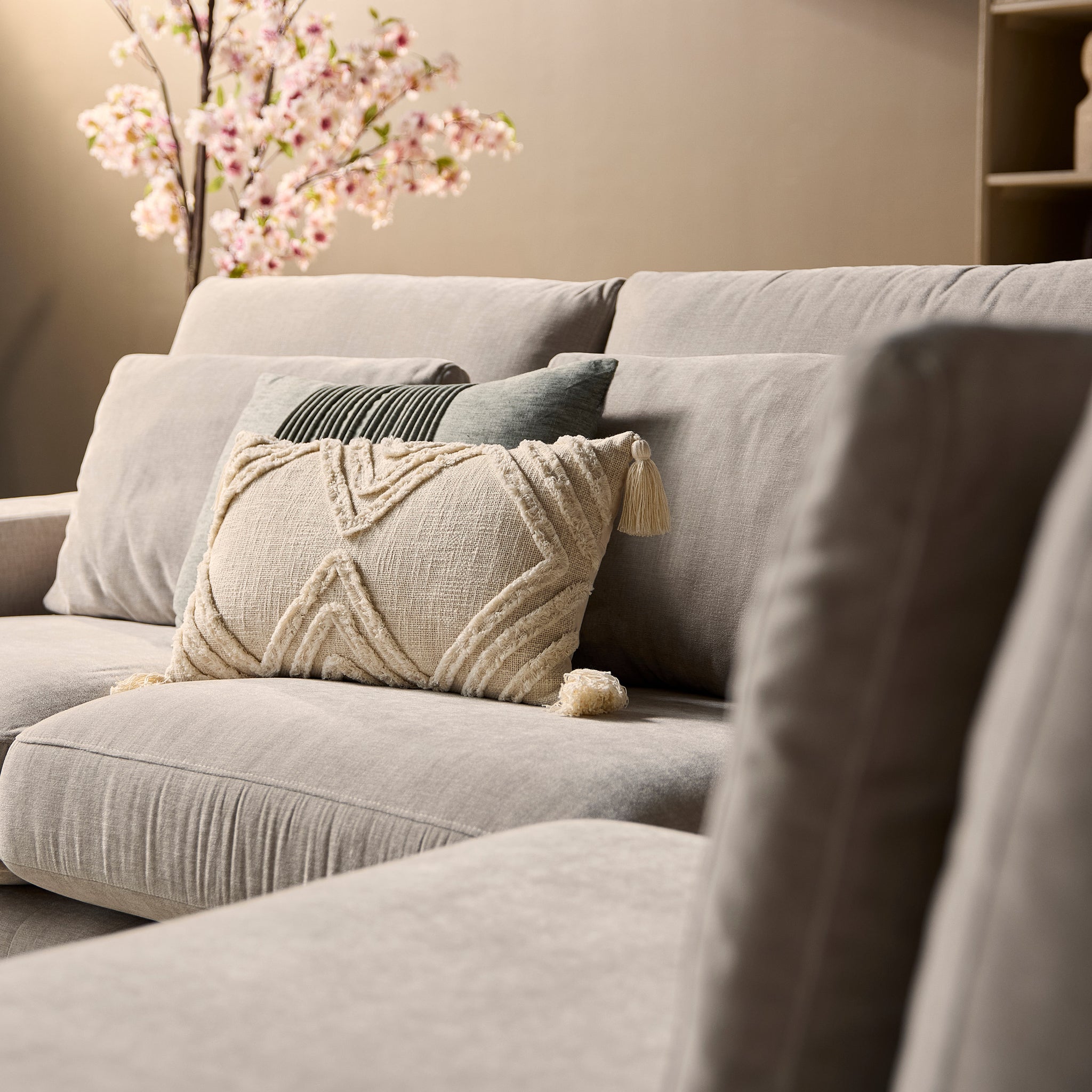 MijnSofa Jesse | 2,5-zits + Ottomane Rechts | Beige