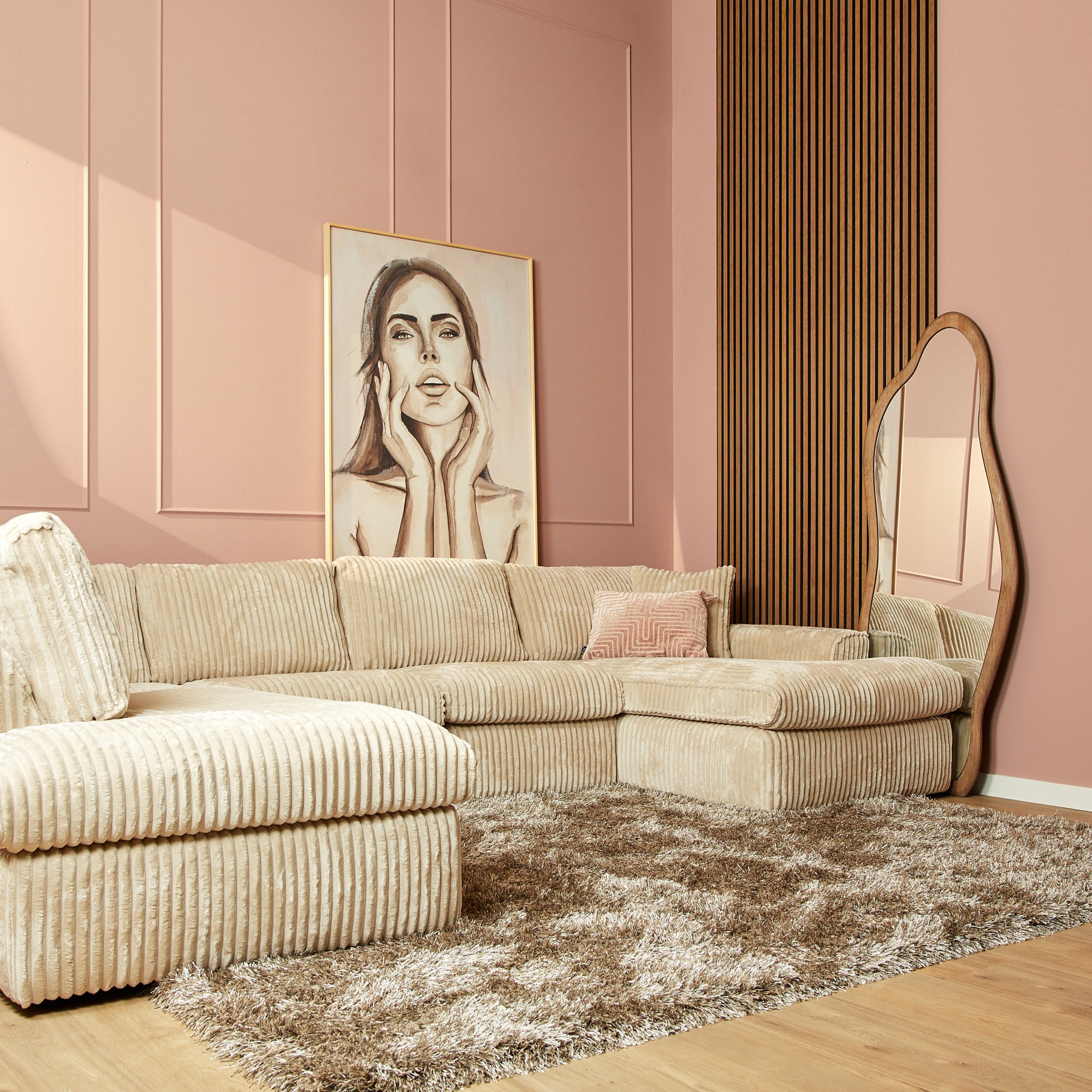 MijnSofa Teddy U-bank | direct beschikbaar