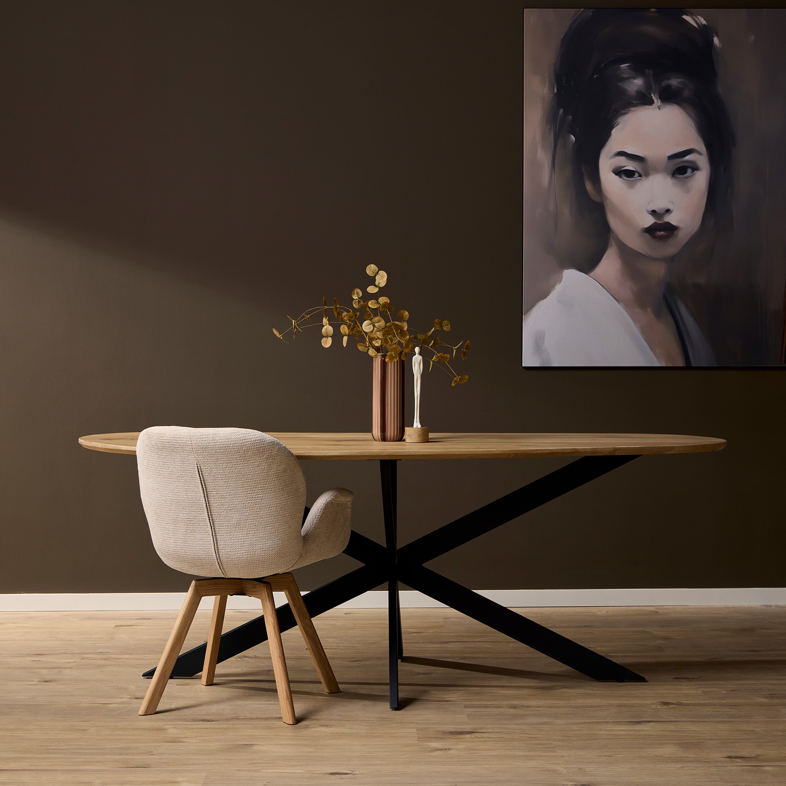 Eiken eettafel Cloud | 280 cm | Naturel