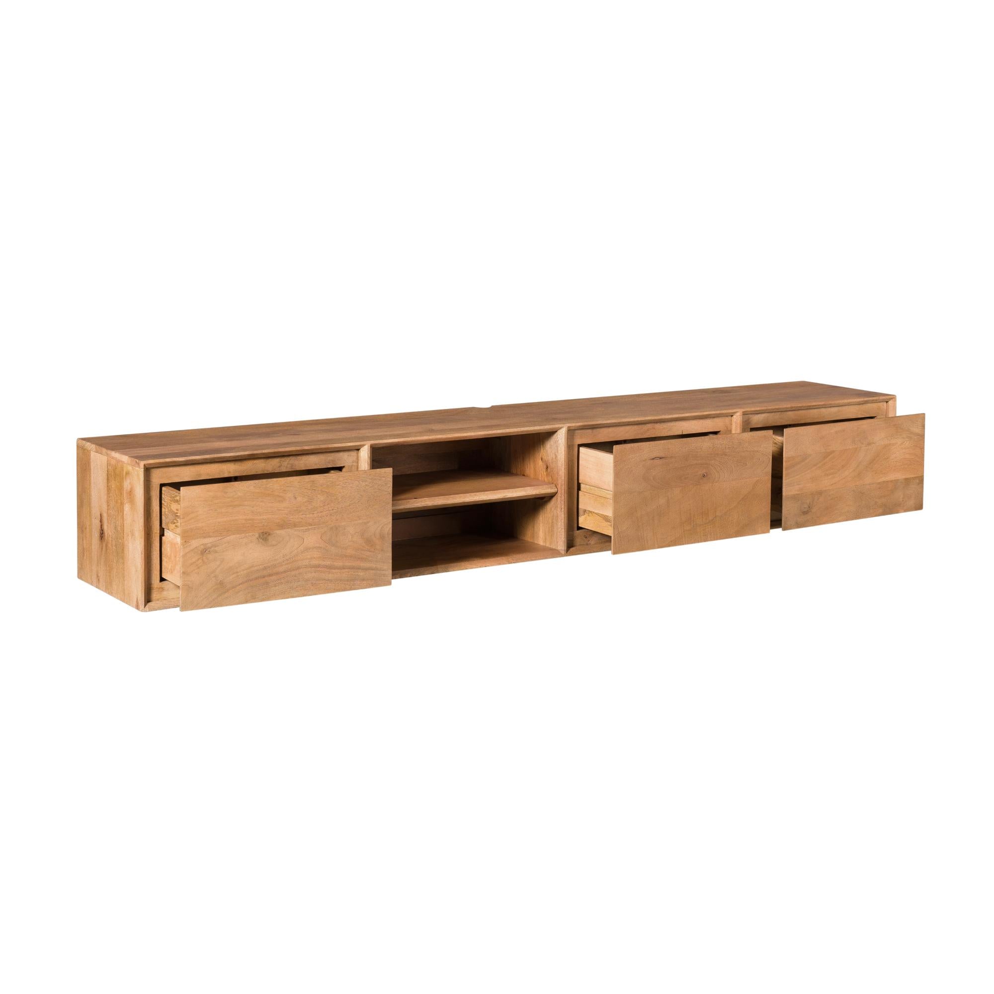 Zwevend tv meubel Ambiance Naturel | 200 cm