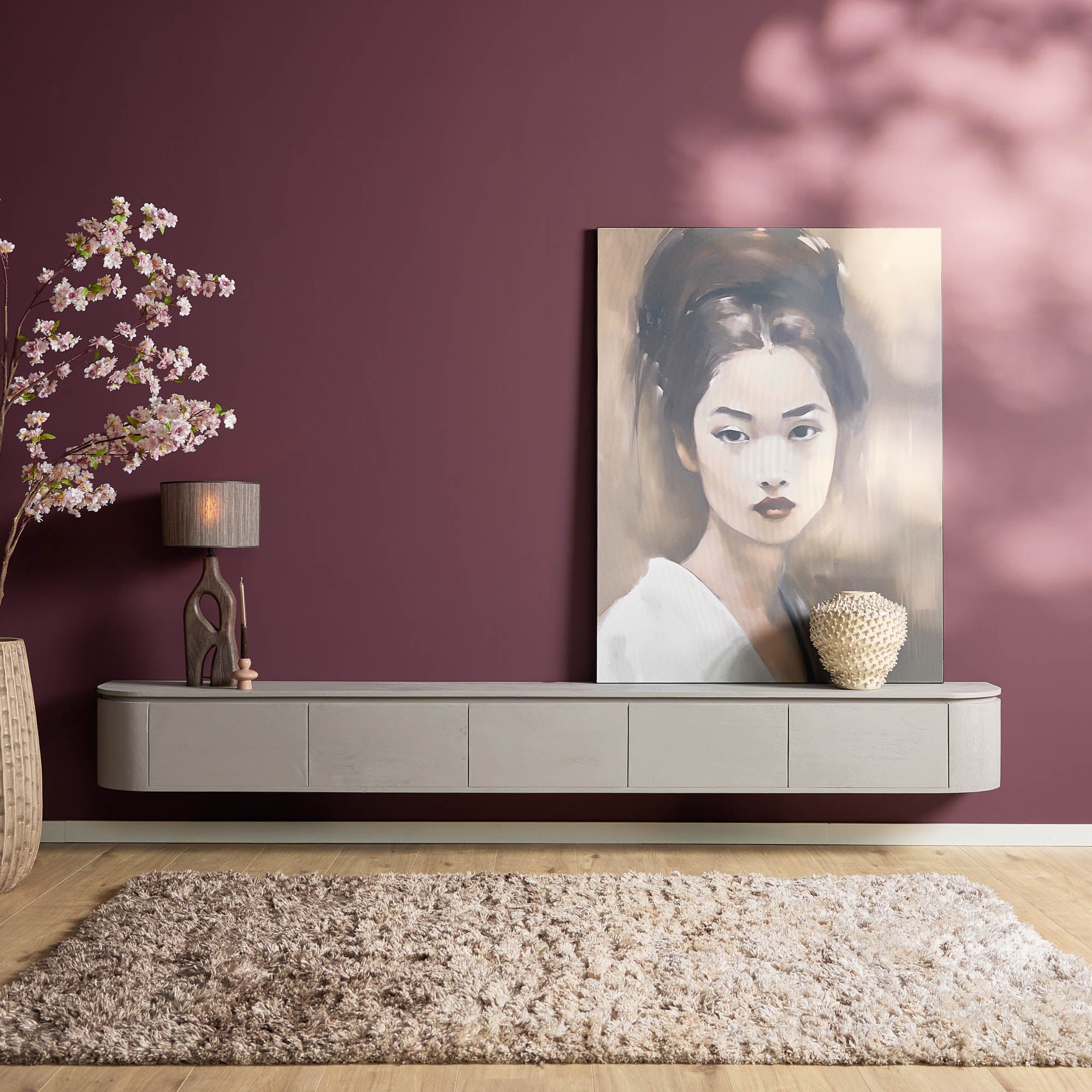 Tv-meubel Excellent Taupe | 280 cm