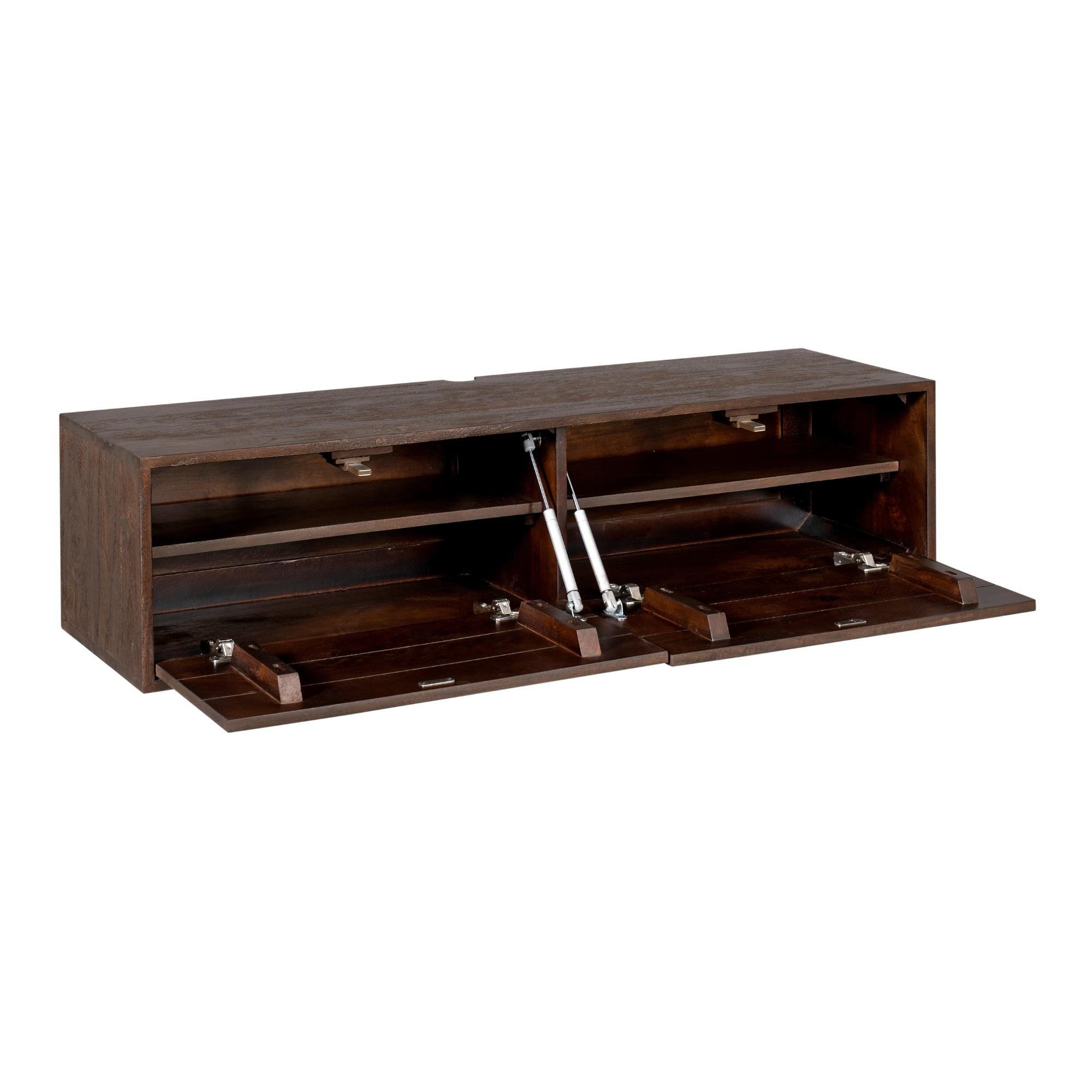 Zwevend tv meubel Vision Brown | 120 cm