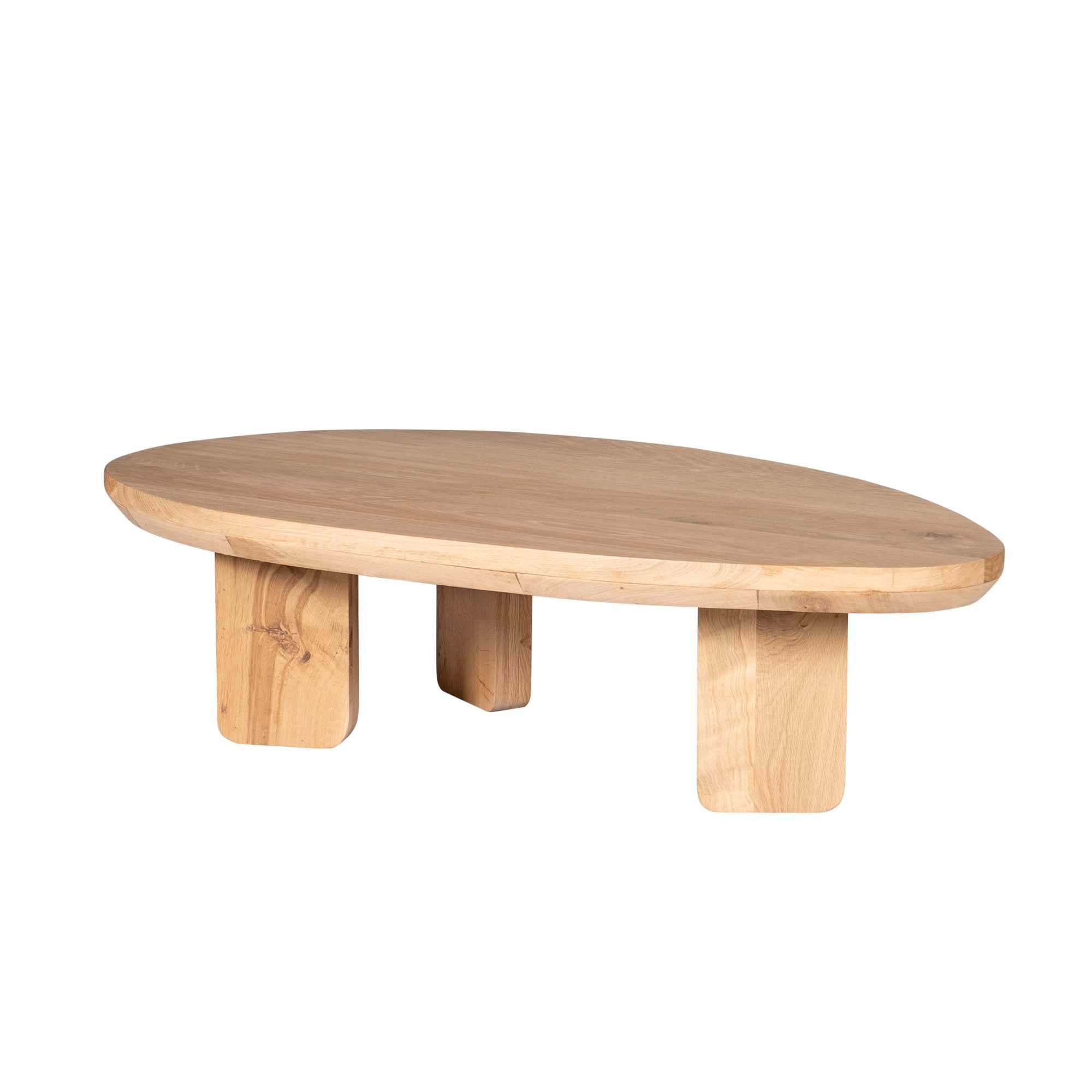 Salontafel Zillah | 130 cm | Naturel Eiken